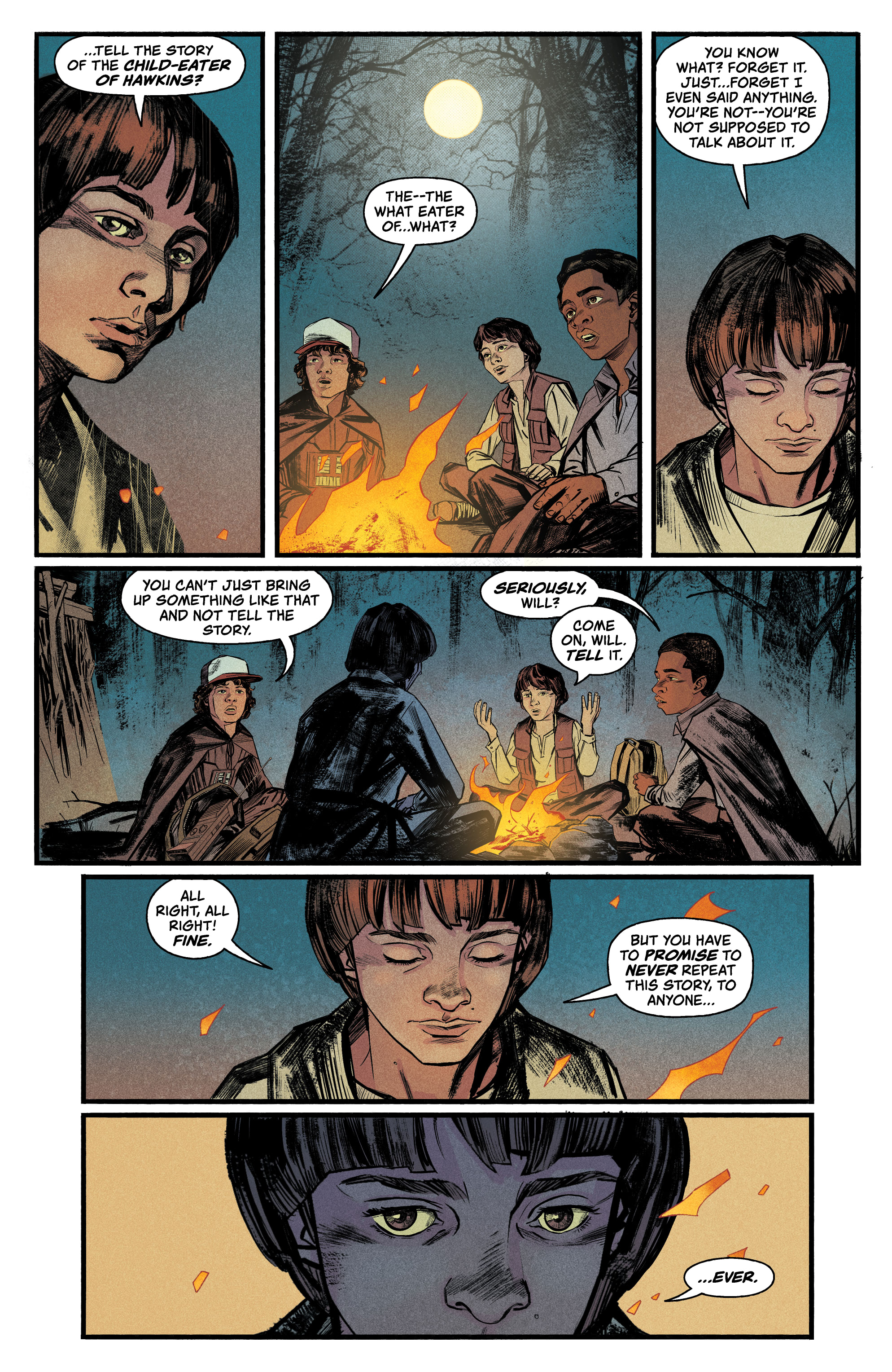 Read online Stranger Things Halloween Special comic -  Issue # Full - 5