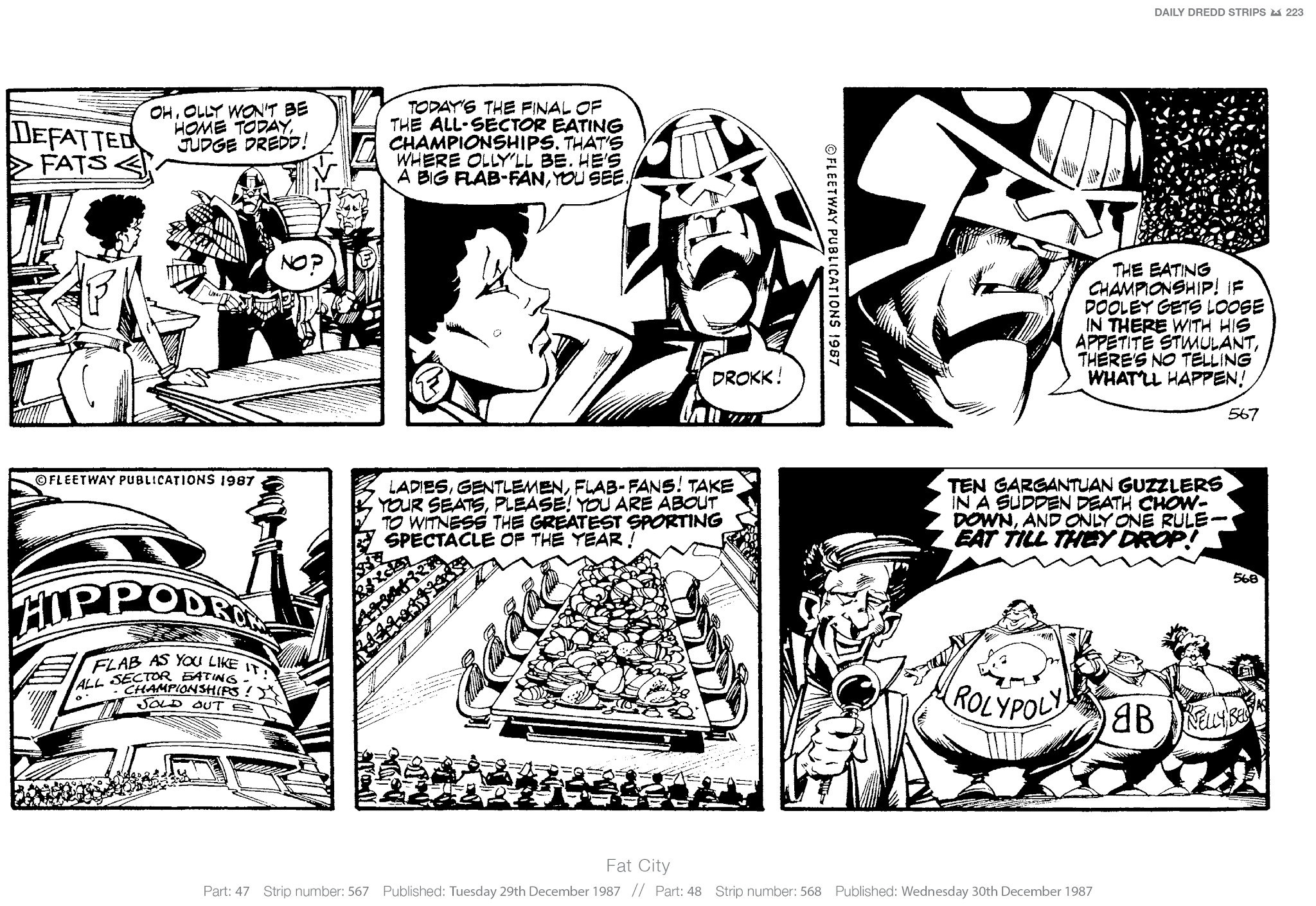 Read online Judge Dredd: The Daily Dredds comic -  Issue # TPB 2 - 226