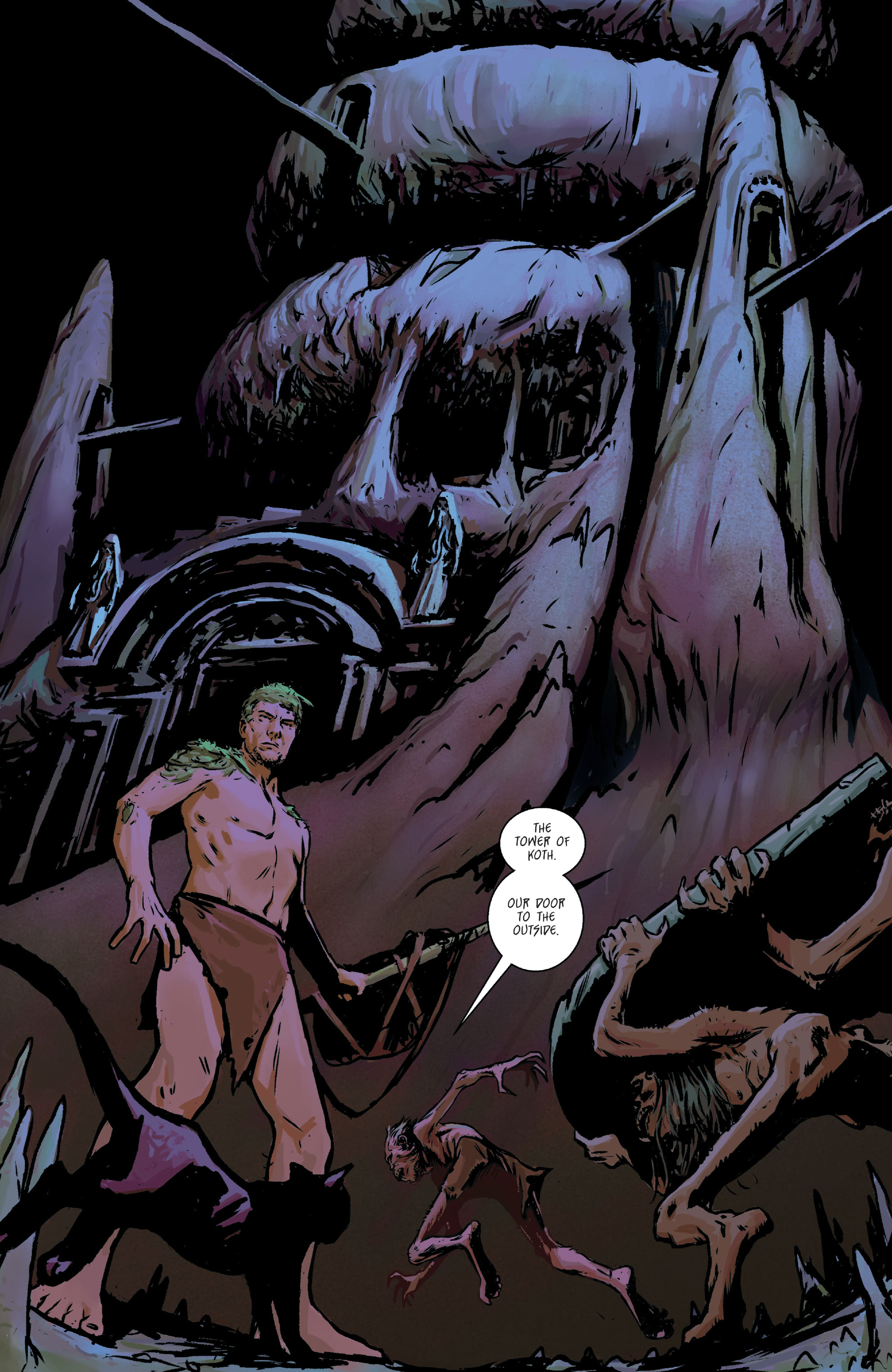 Read online Lovecraft Unknown Kadath comic -  Issue #4 - 8