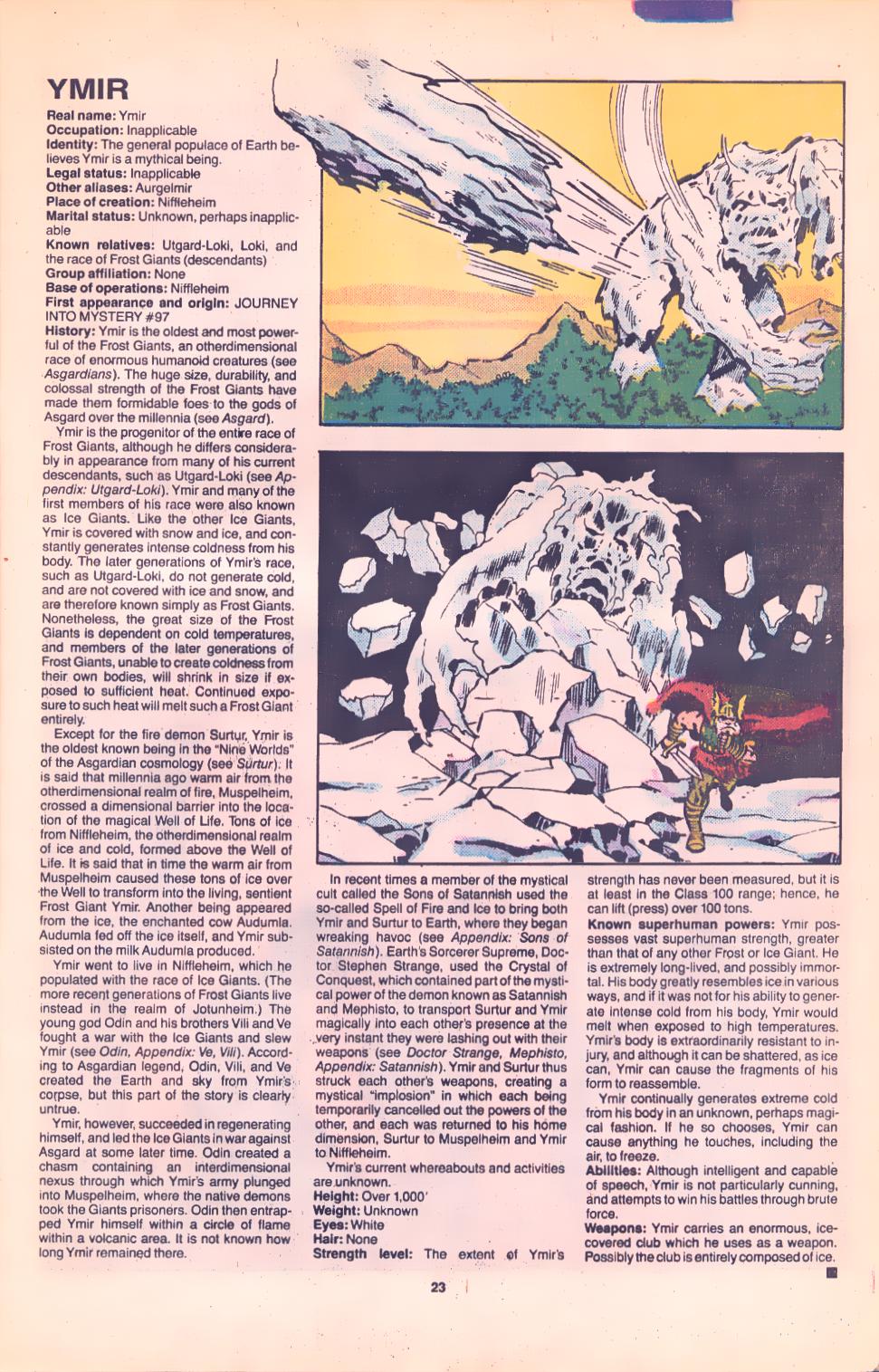 Read online The Official Handbook of the Marvel Universe Deluxe Edition comic -  Issue #15 - 25