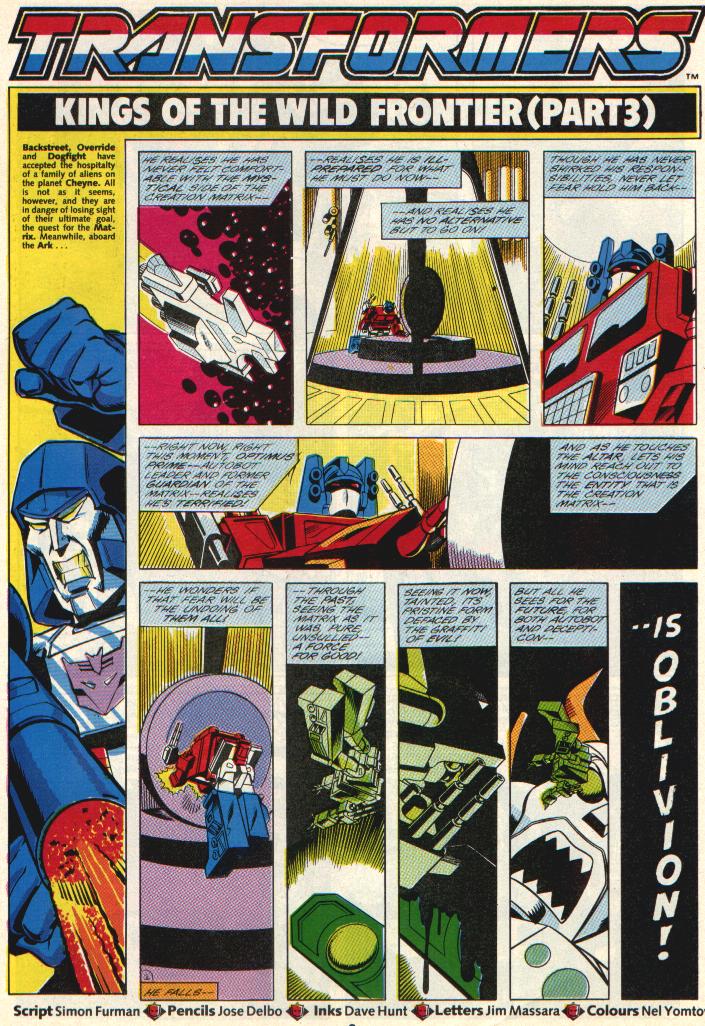 Read online The Transformers (UK) comic -  Issue #284 - 2