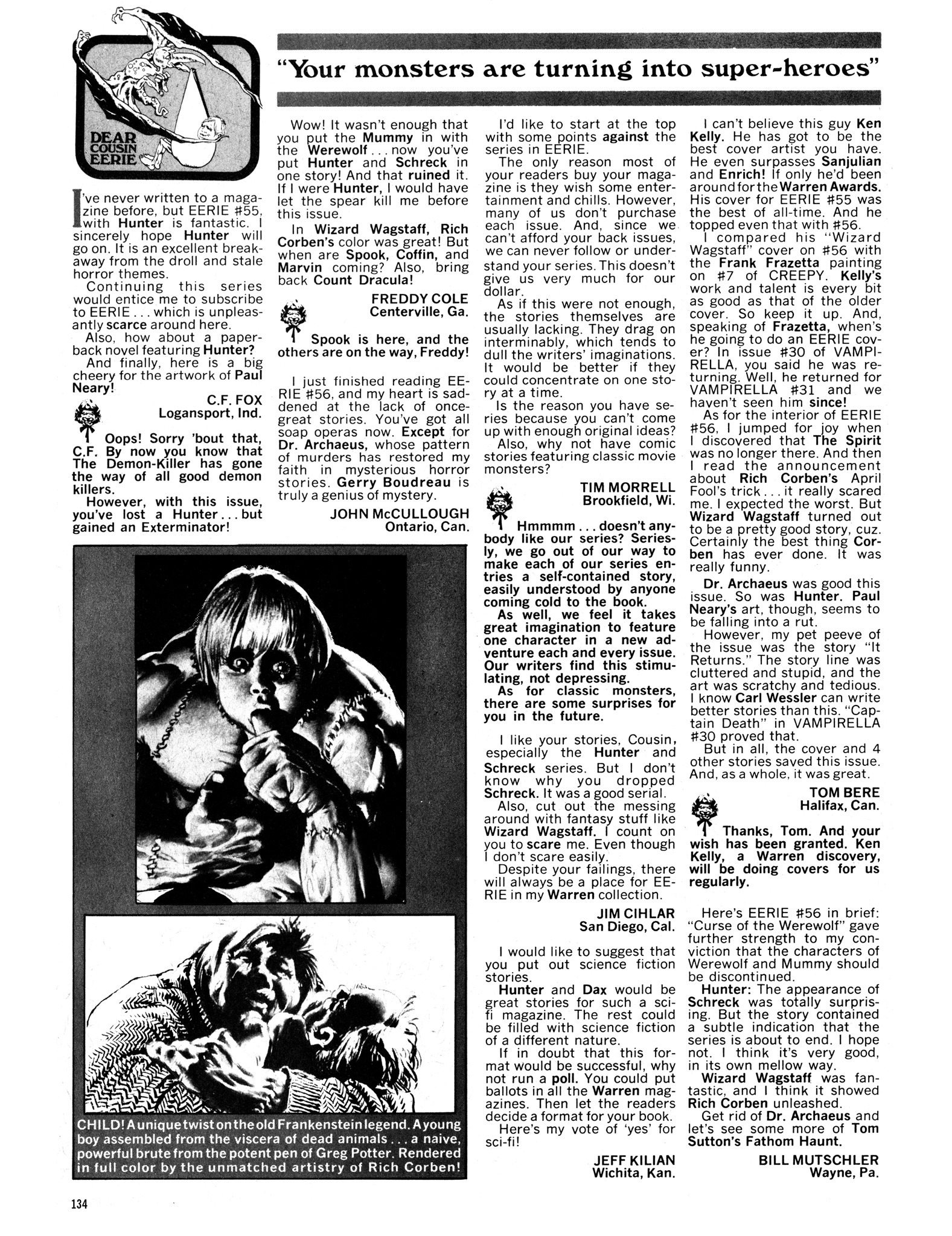 Read online Eerie Archives comic -  Issue # TPB 12 - 135