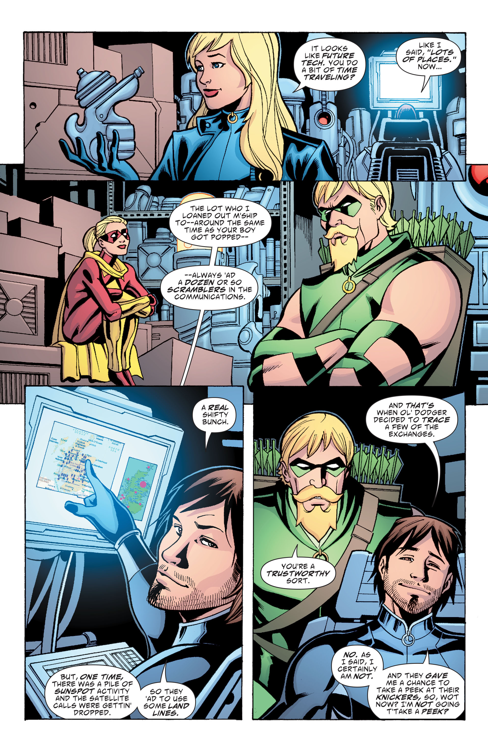 Read online Green Arrow/Black Canary comic -  Issue #8 - 9