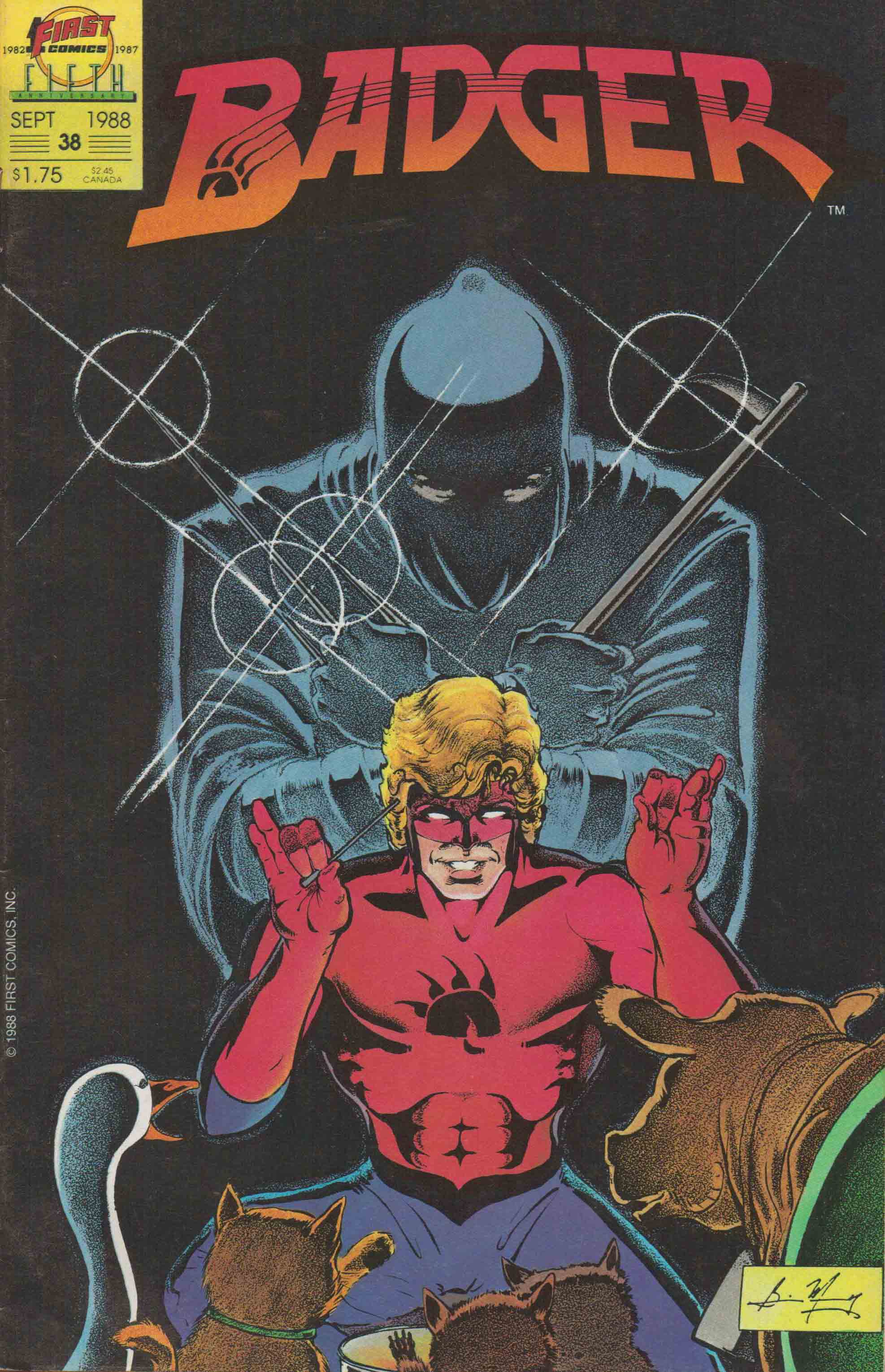 Read online The Badger comic -  Issue #38 - 1