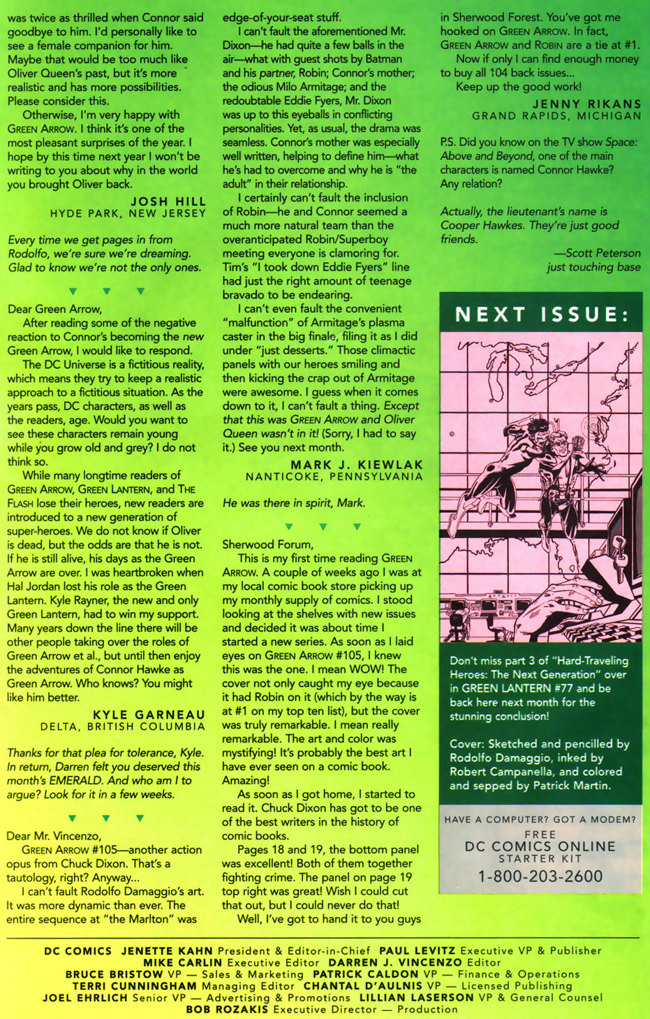 Read online Green Arrow (1988) comic -  Issue #110 - 24