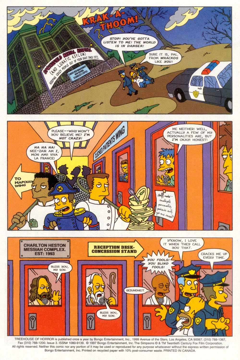 Read online Treehouse of Horror comic -  Issue #3 - 2