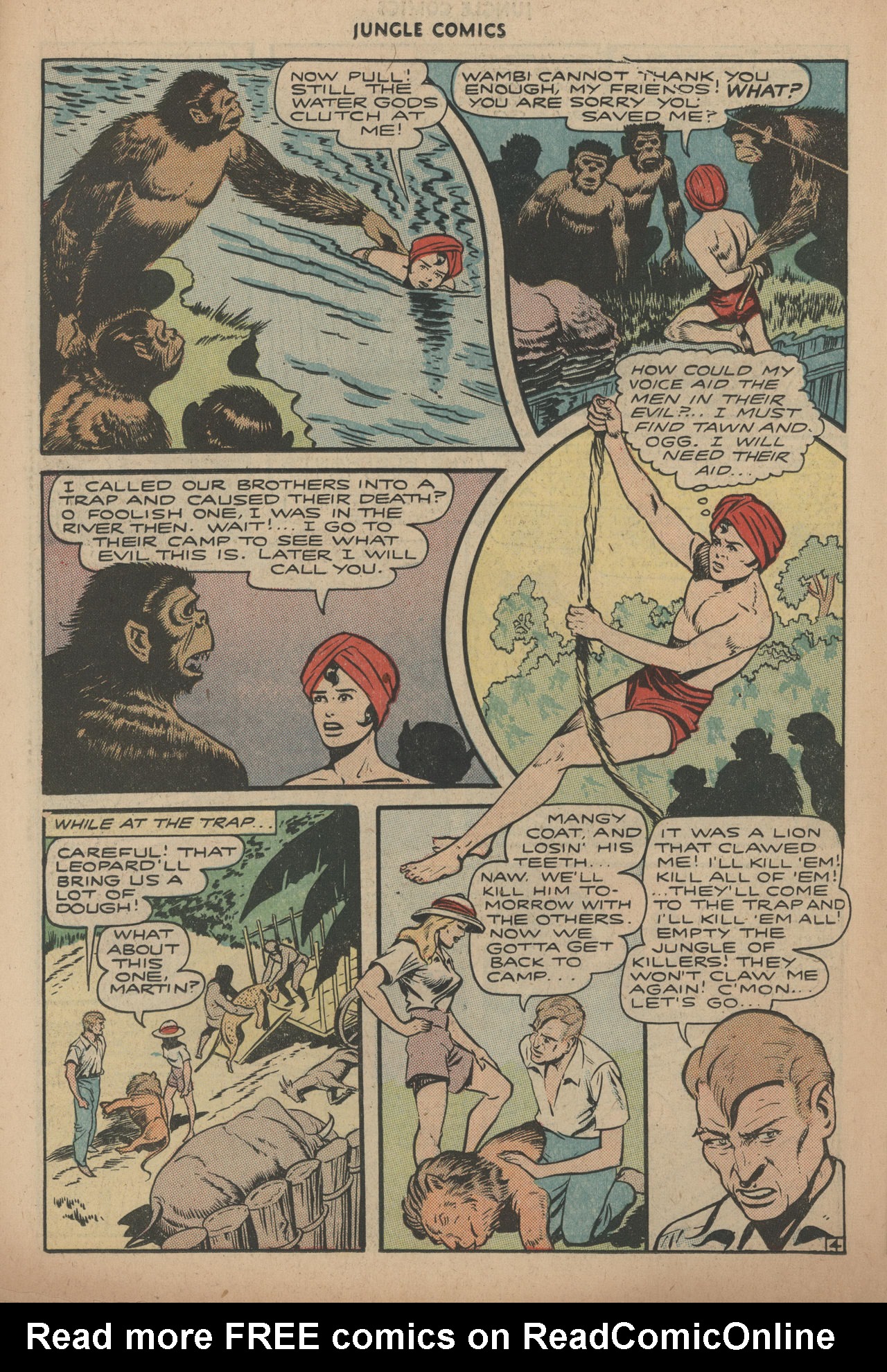 Read online Jungle Comics comic -  Issue #85 - 32