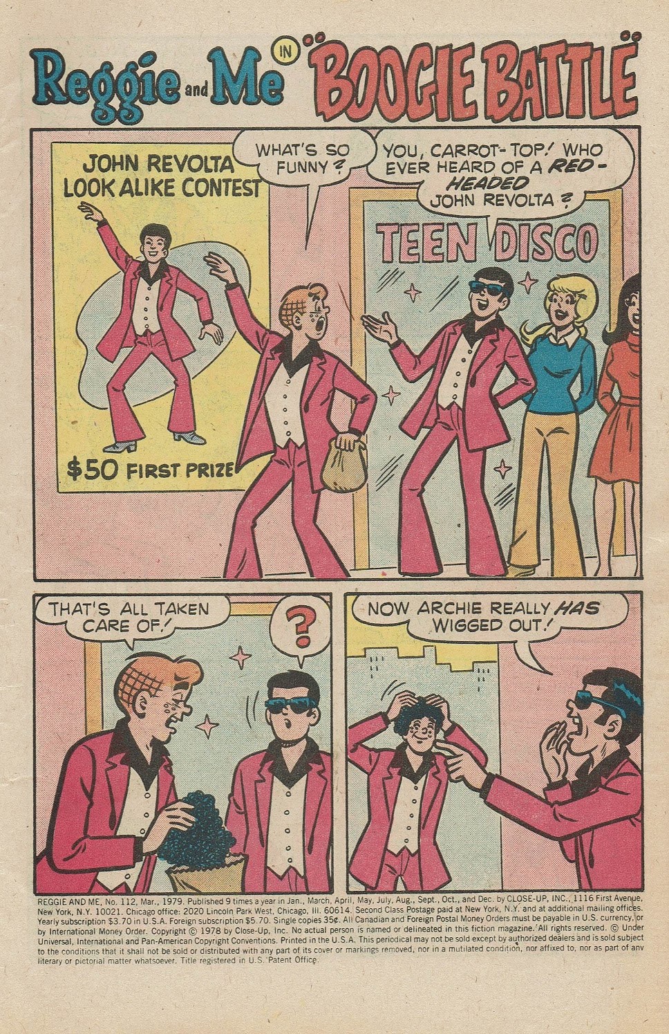 Read online Reggie and Me (1966) comic -  Issue #112 - 3