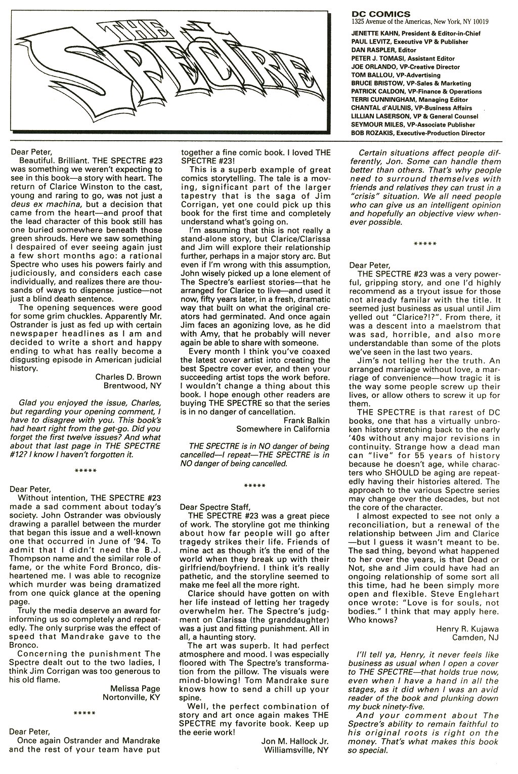 Read online The Spectre (1992) comic -  Issue #28 - 26