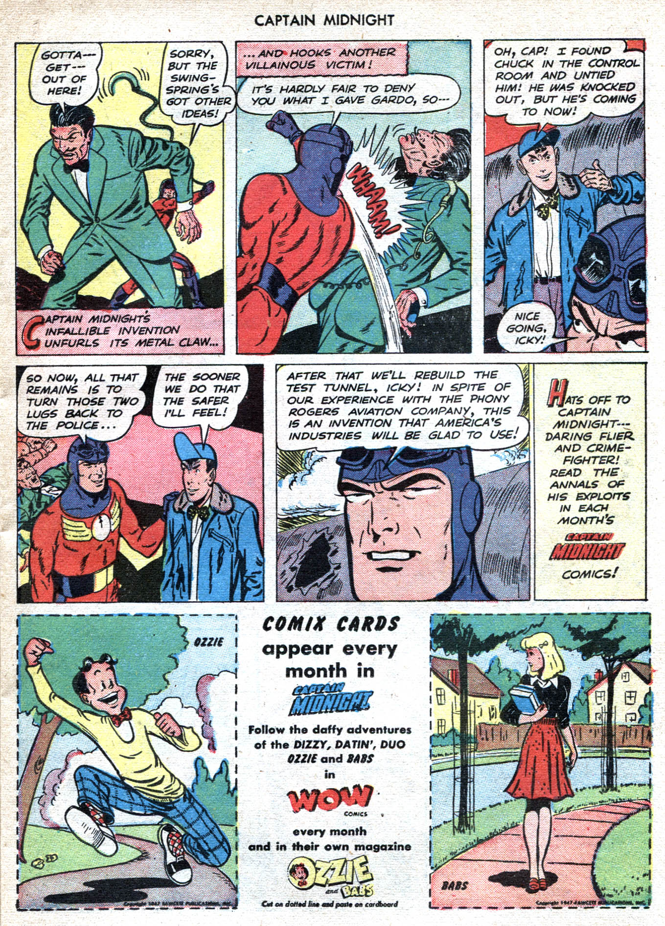 Read online Captain Midnight (1942) comic -  Issue #58 - 11