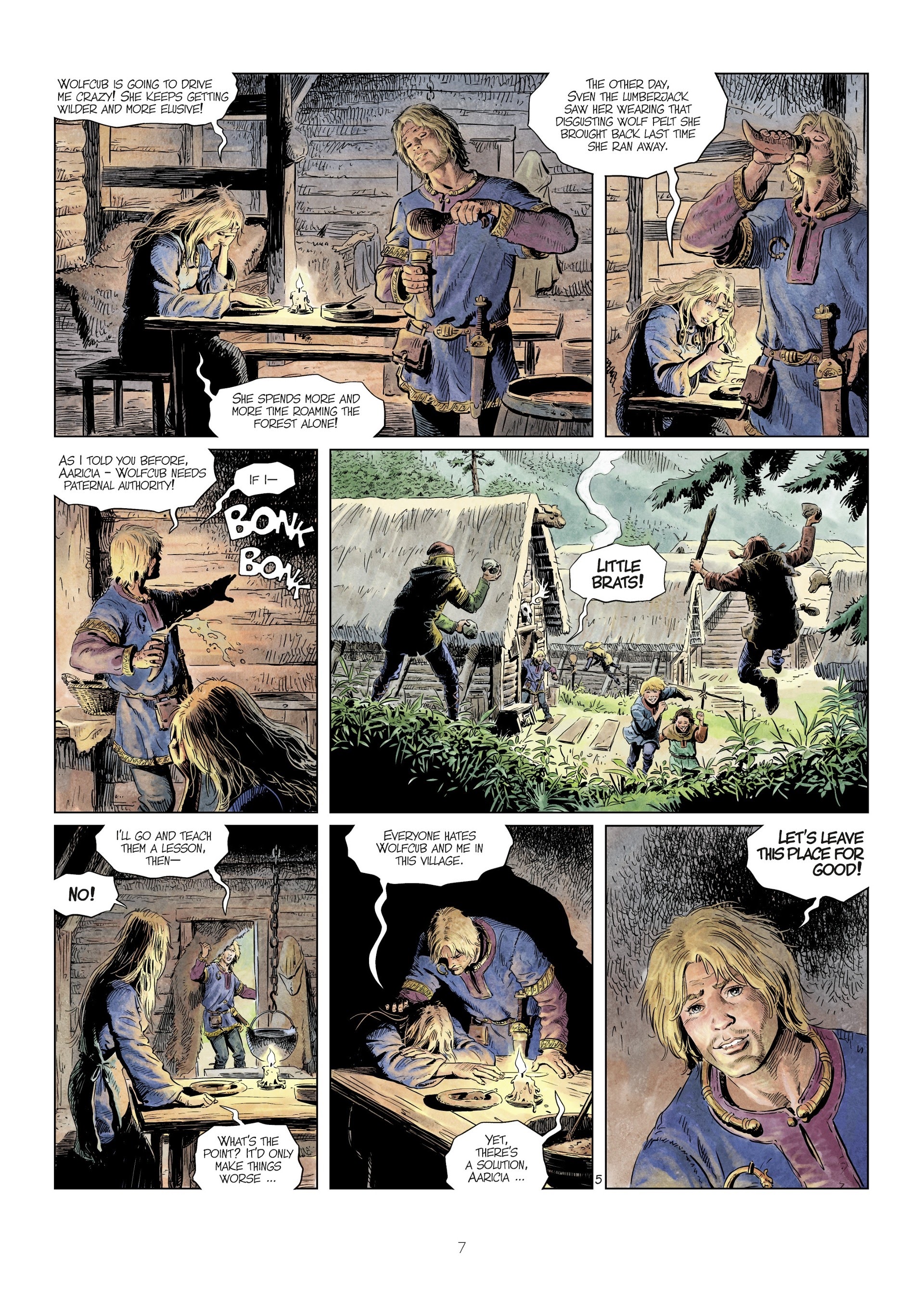 Read online The World of Thorgal: Wolfcub comic -  Issue #4 - 9