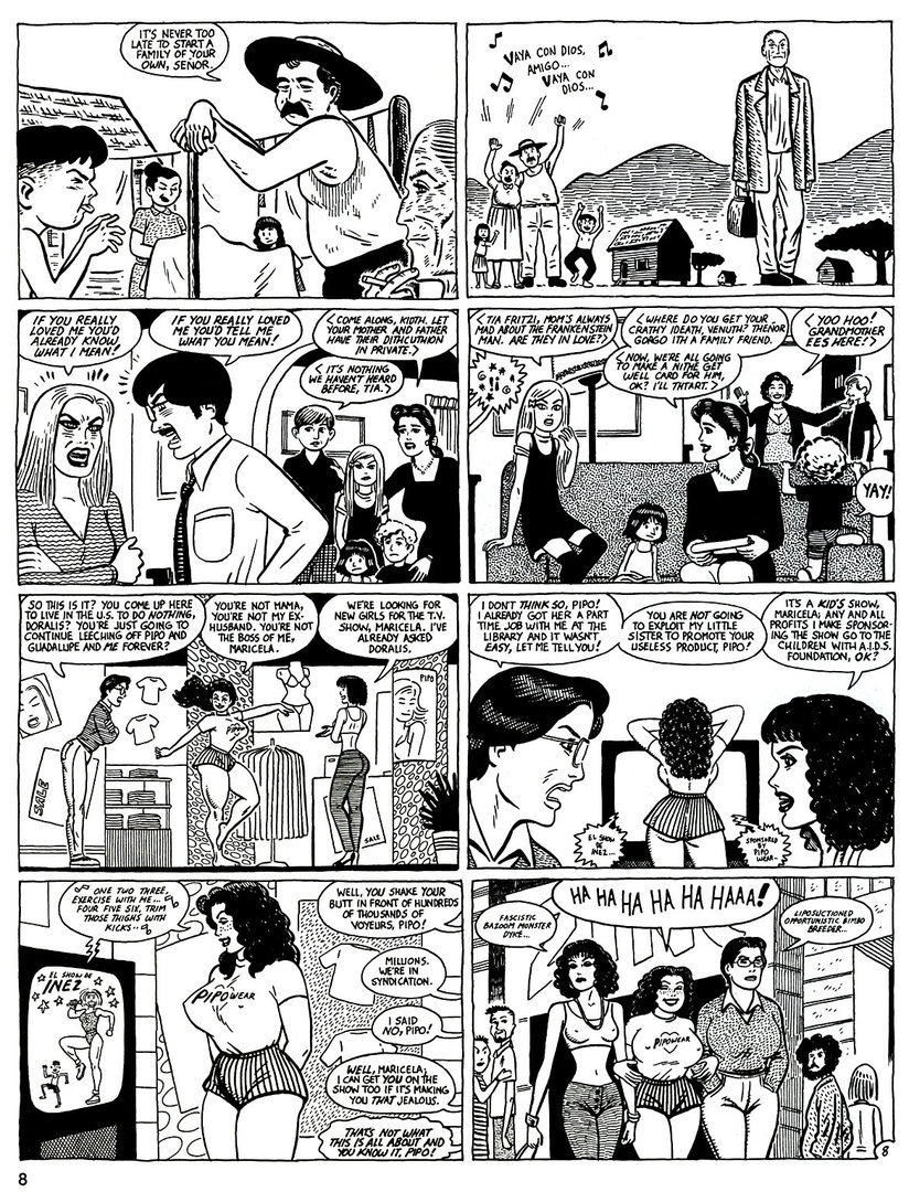 Read online Love and Rockets (1982) comic -  Issue #47 - 10