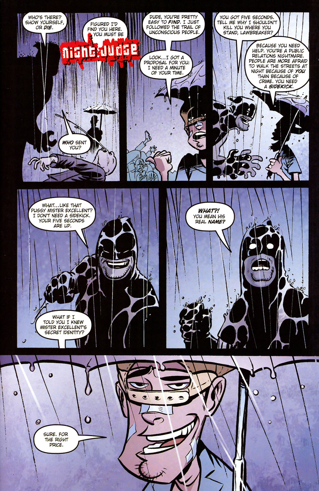 Read online Paul Jenkins' Sidekick comic -  Issue #1 - 19