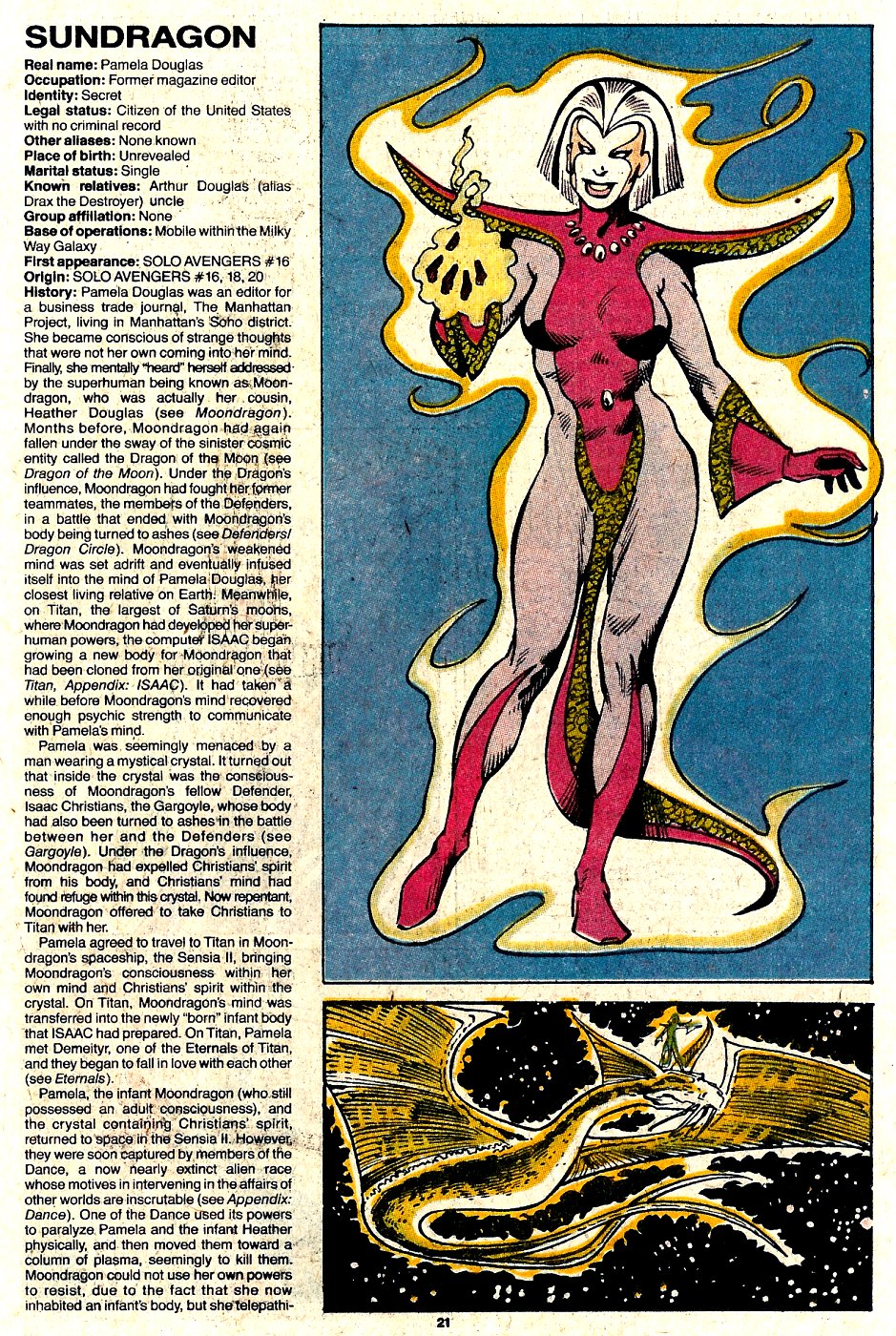Read online The Official Handbook of the Marvel Universe: Update '89 comic -  Issue #7 - 23