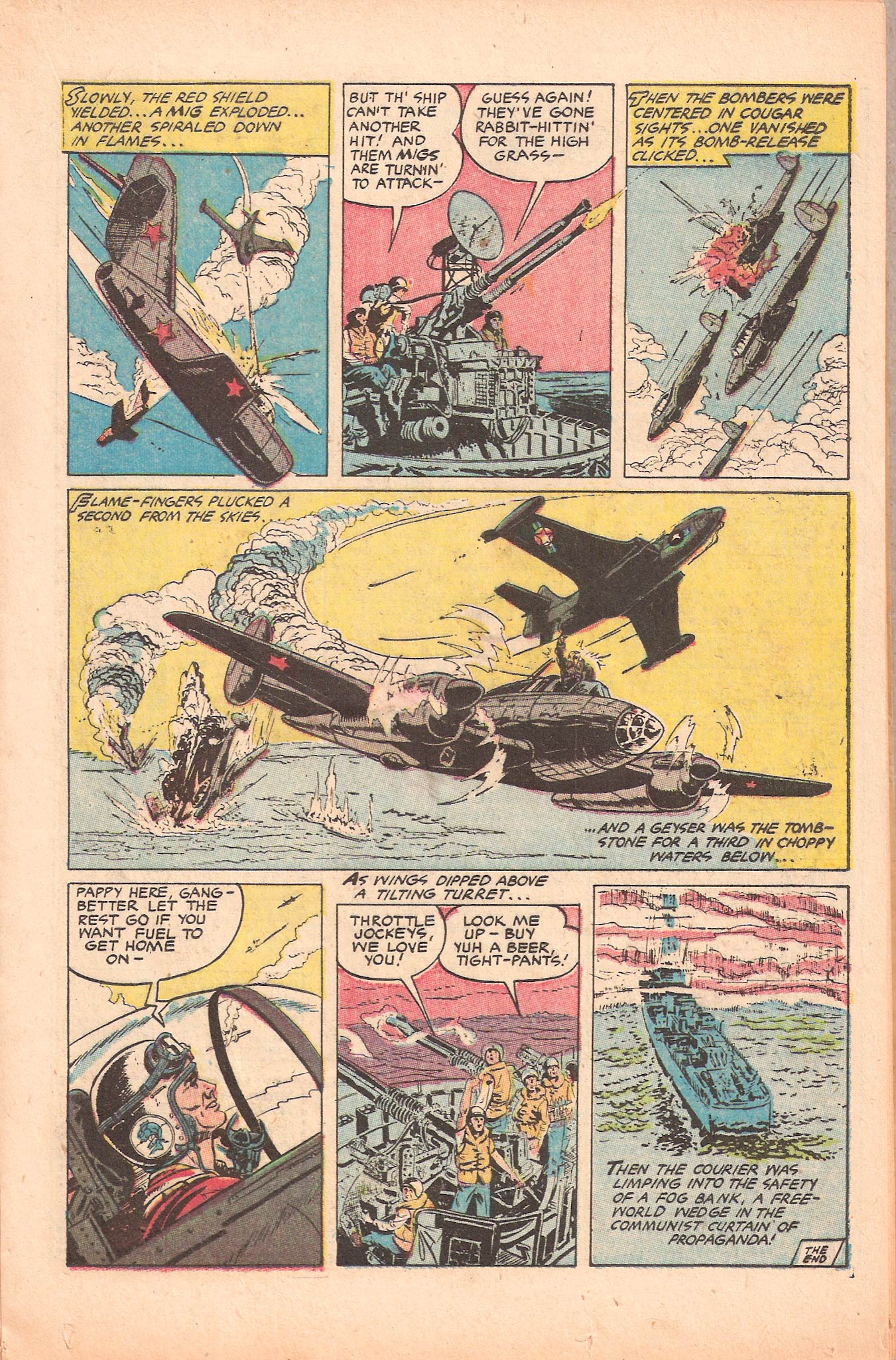 Read online War Birds (1952) comic -  Issue #1 - 17