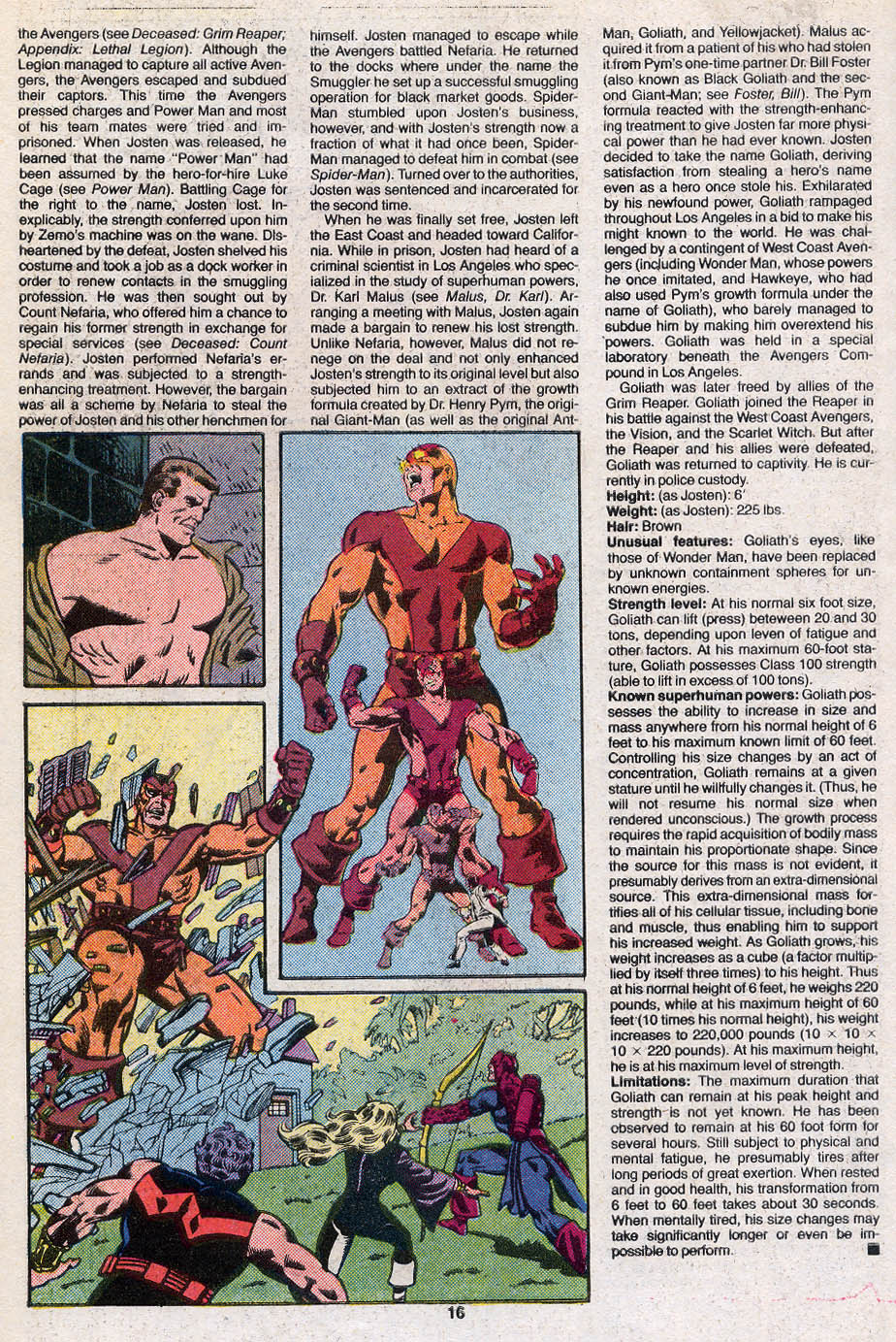 Read online The Official Handbook of the Marvel Universe Deluxe Edition comic -  Issue #5 - 18