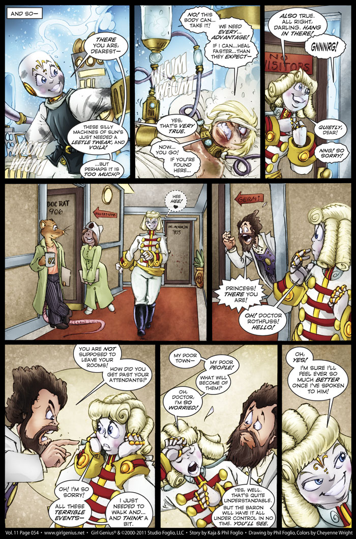Read online Girl Genius (2002) comic -  Issue #11 - 56