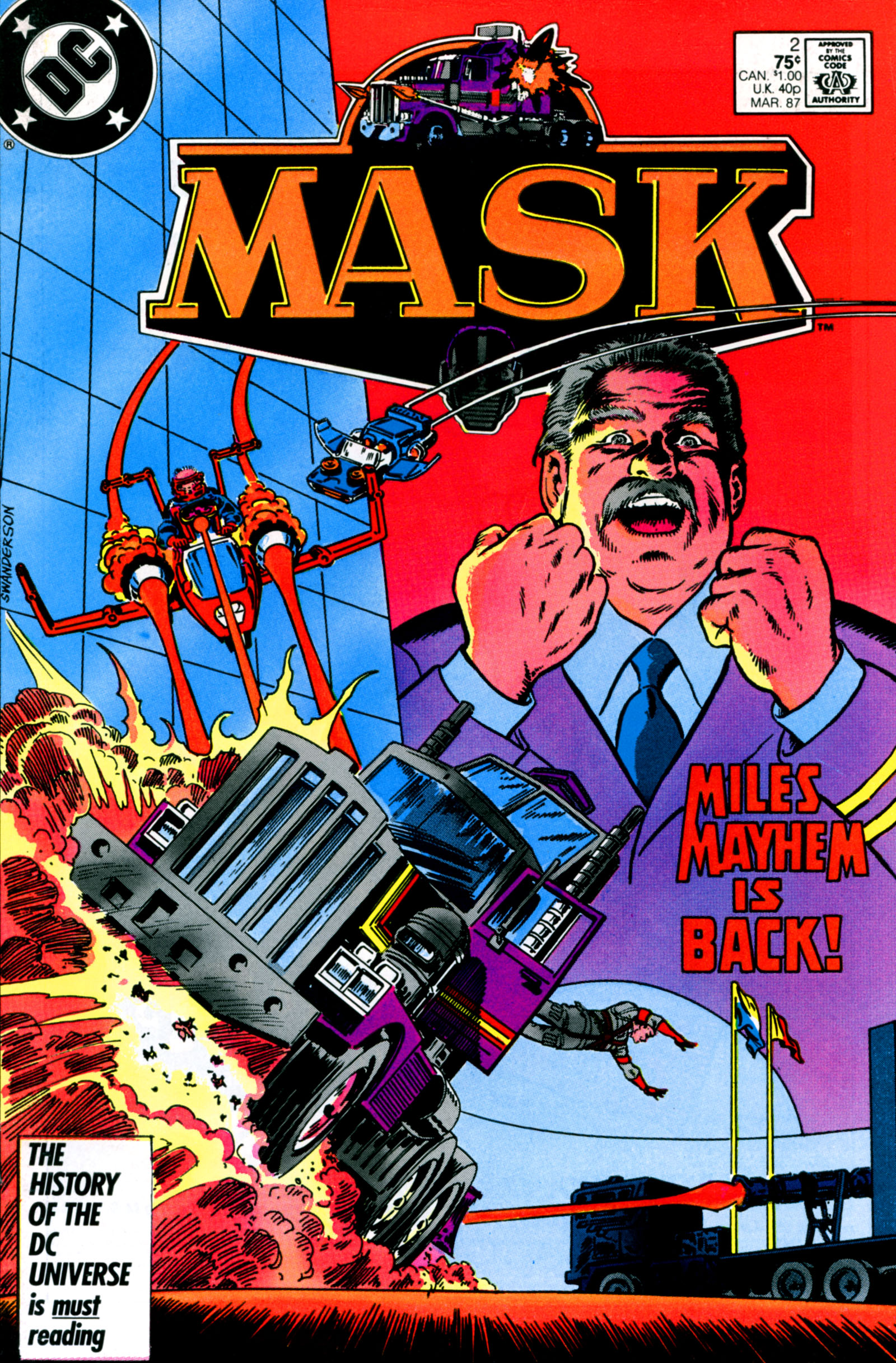 Read online MASK (1987) comic -  Issue #2 - 1