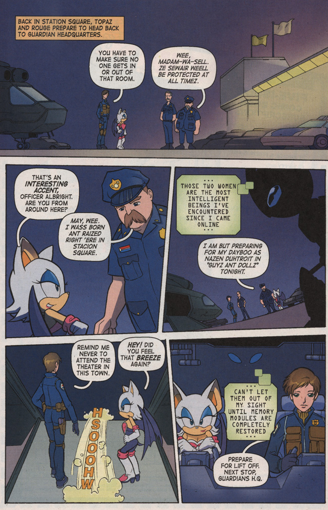 Read online Sonic X comic -  Issue #7 - 22