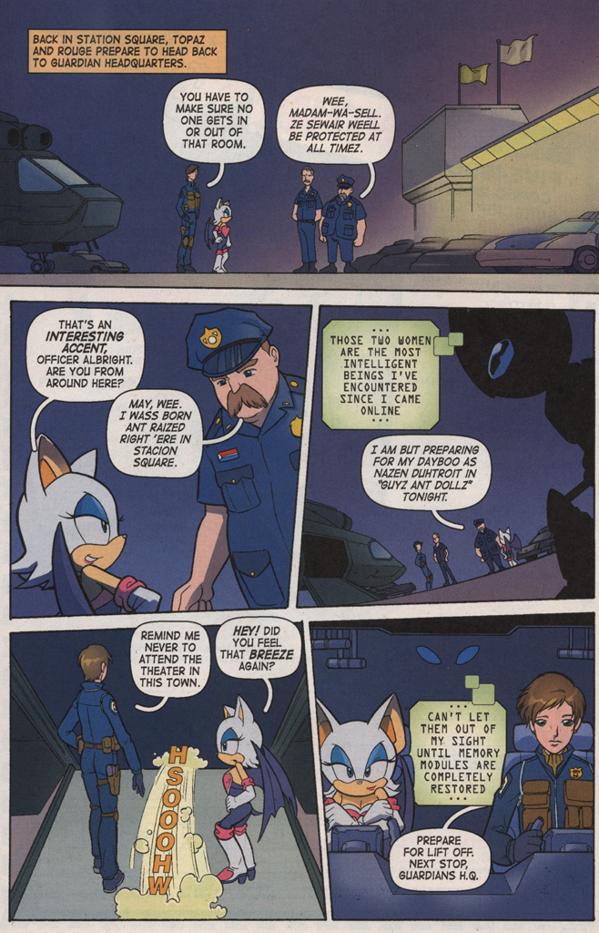 Read online Sonic X comic -  Issue #7 - 22