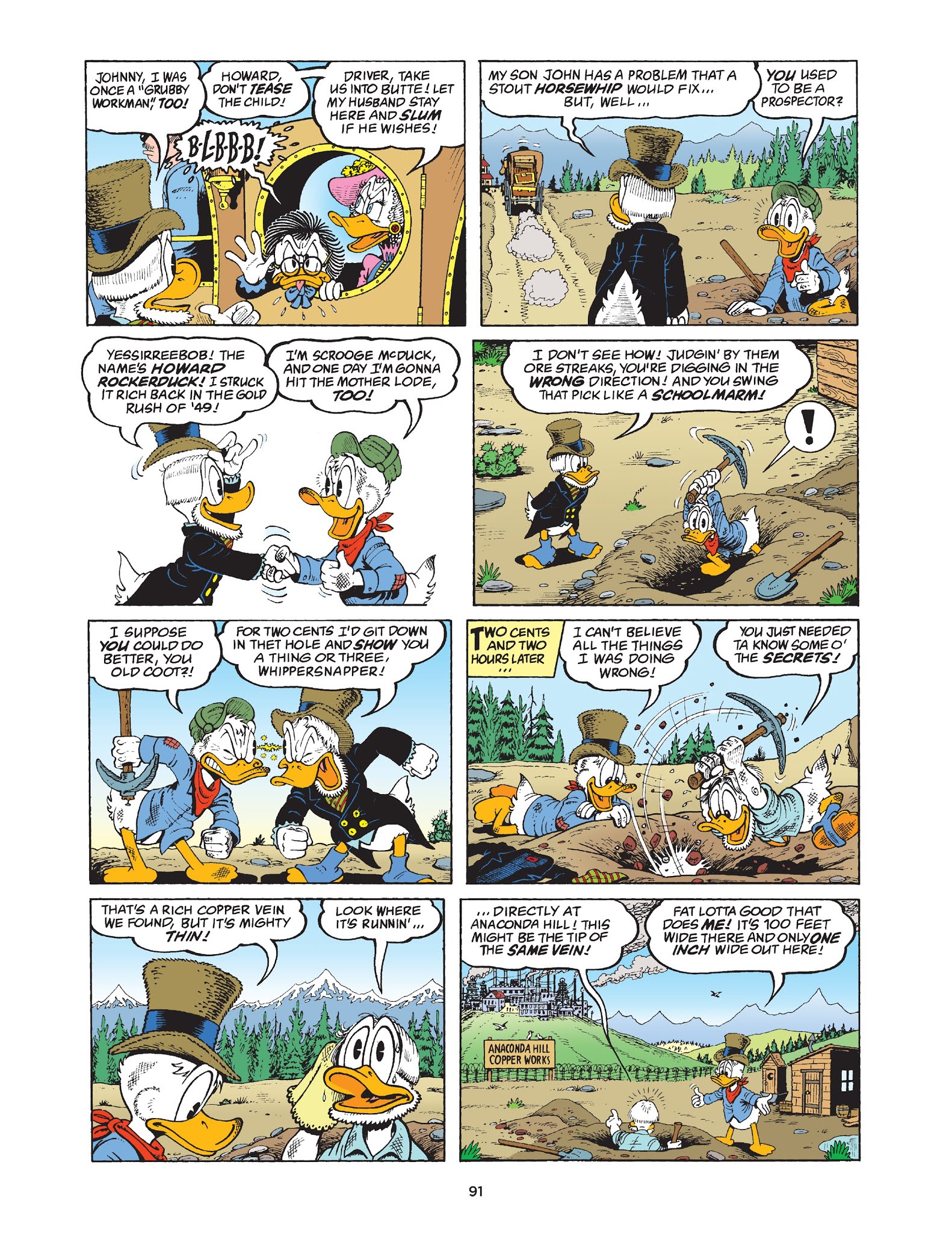 Read online Walt Disney Uncle Scrooge and Donald Duck: The Don Rosa Library comic -  Issue # TPB 4 (Part 1) - 92