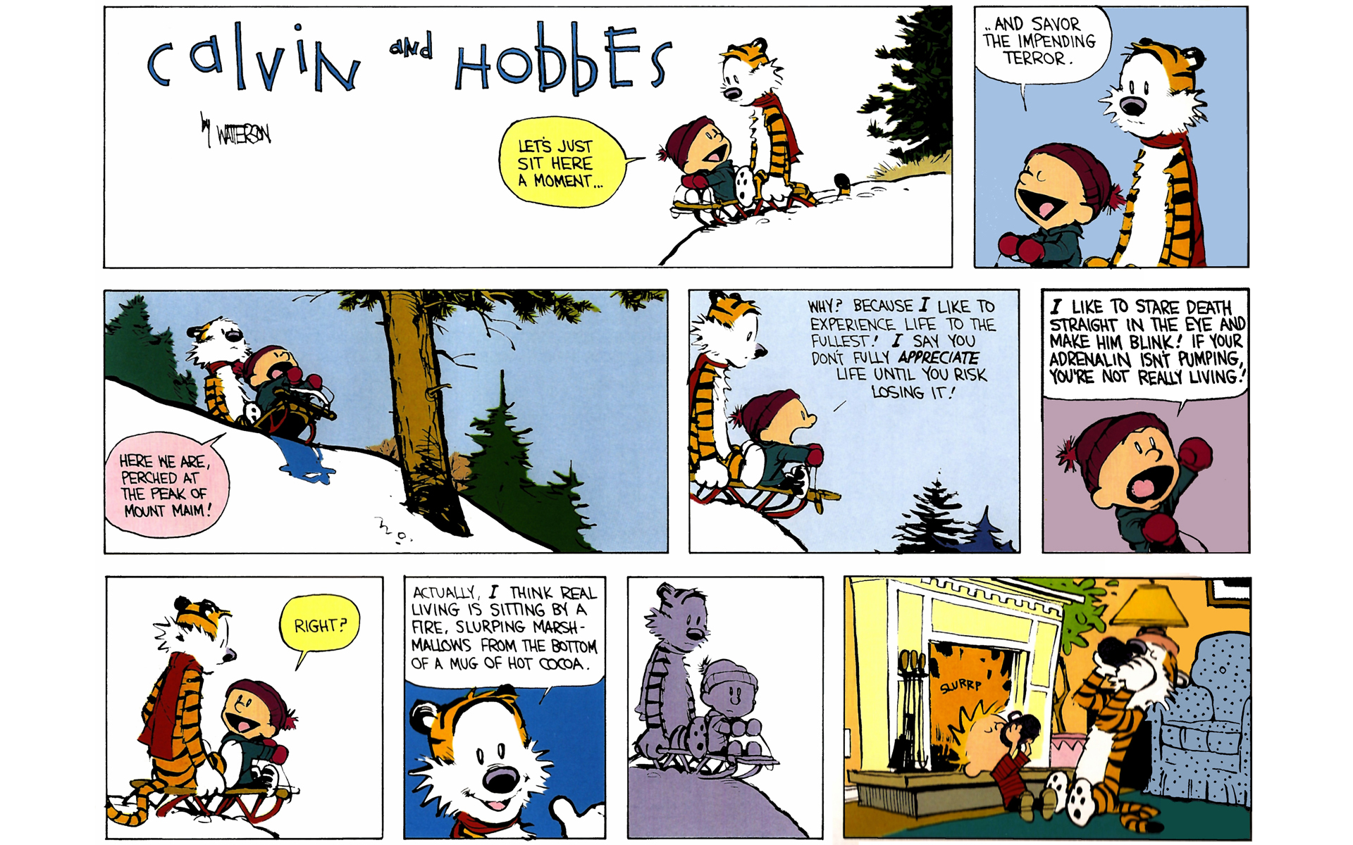 Read online Calvin and Hobbes comic -  Issue #7 - 127