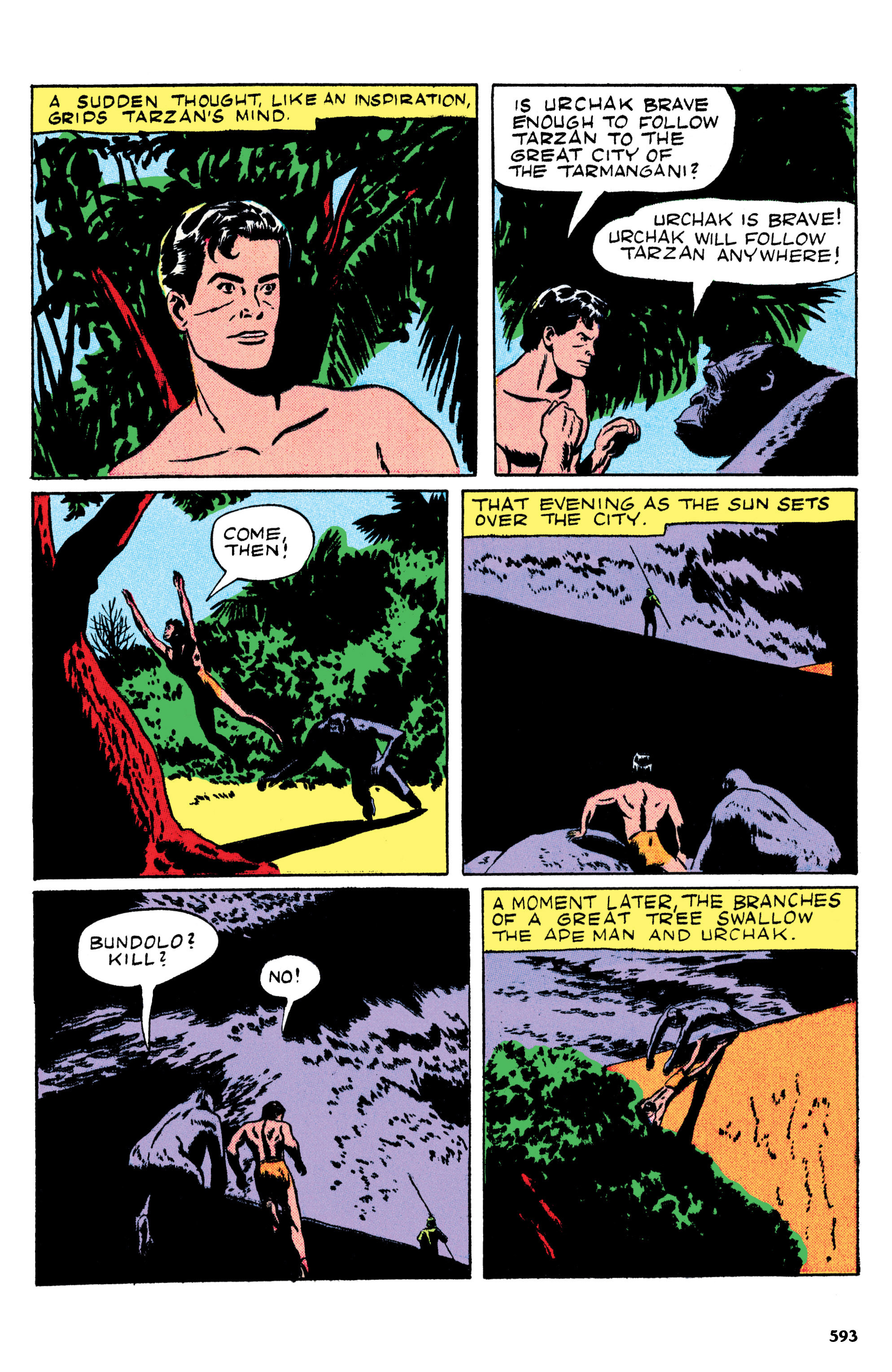 Read online Edgar Rice Burroughs Tarzan: The Jesse Marsh Years Omnibus comic -  Issue # TPB (Part 6) - 95