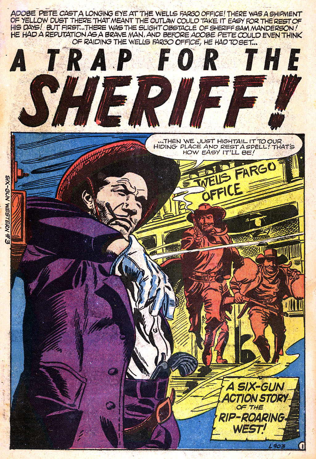 Read online Six-Gun Western comic -  Issue #3 - 3