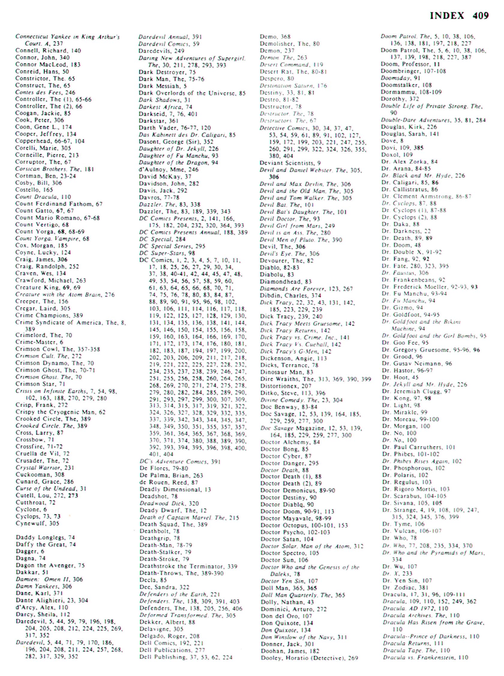 Read online The Encyclopedia of Super Villains comic -  Issue # TPB (Part 2) - 199