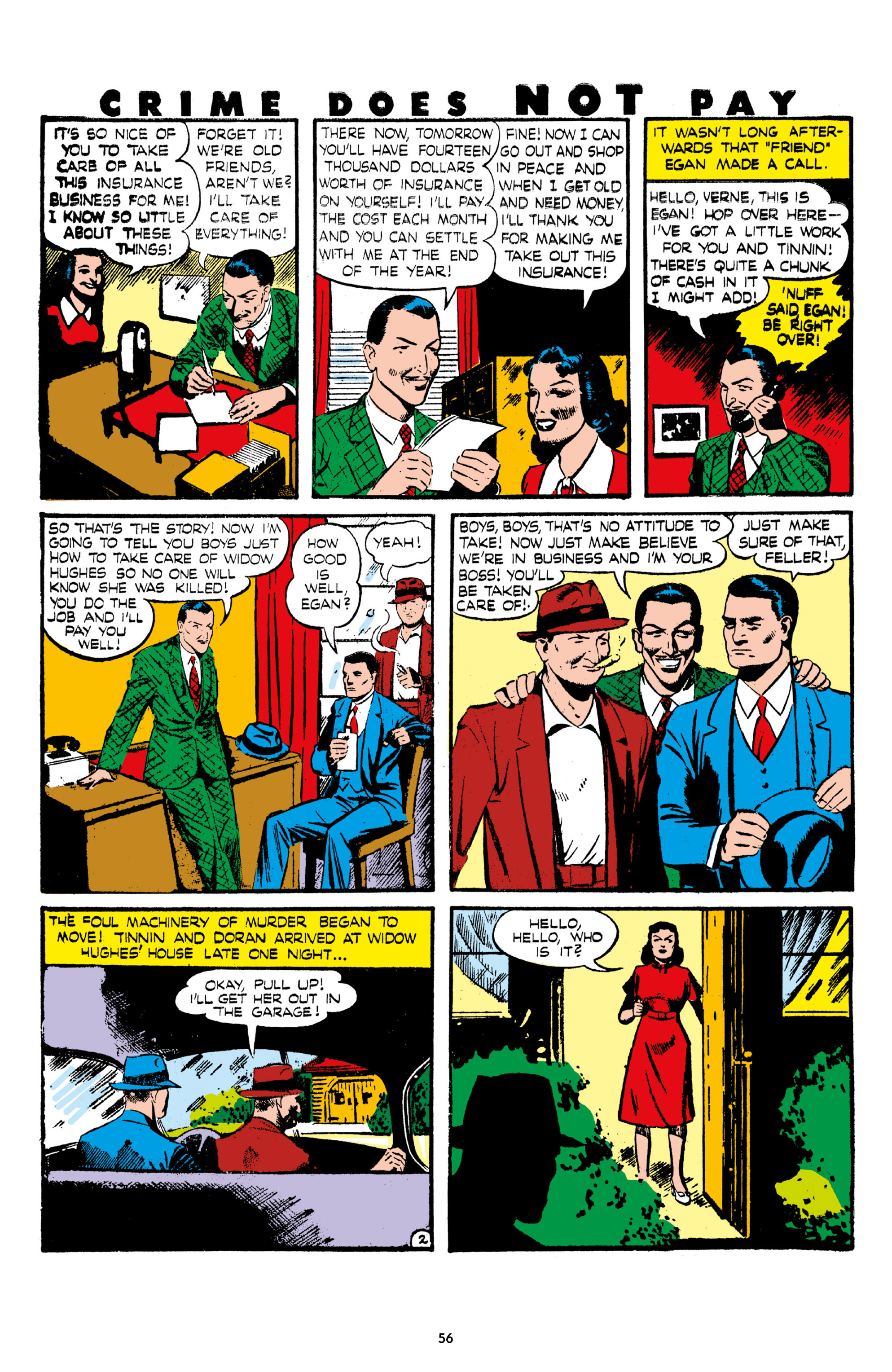 Read online Crime Does Not Pay Archives comic -  Issue # TPB 7 (Part 1) - 58