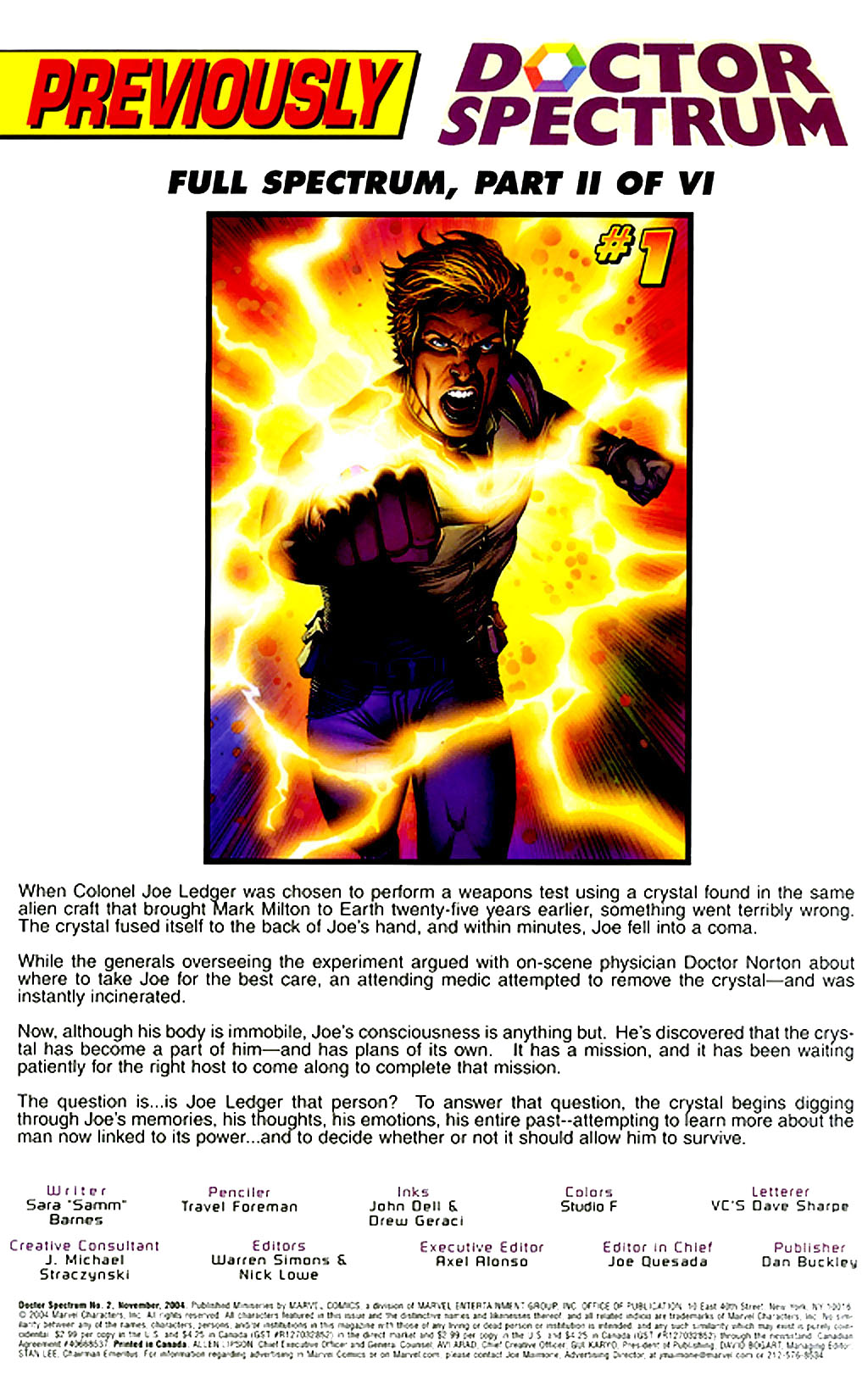 Read online Doctor Spectrum comic -  Issue #2 - 2