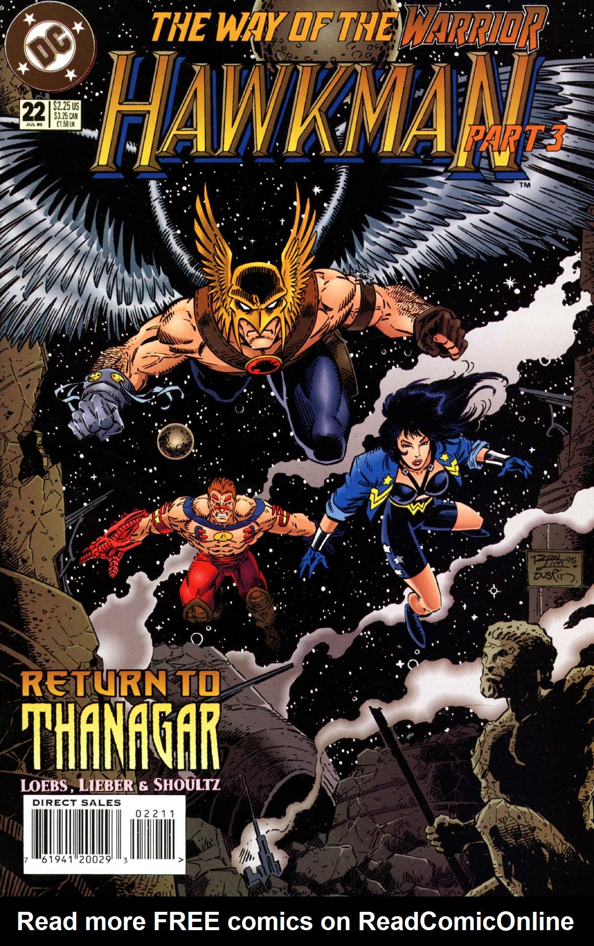 Read online Hawkman (1993) comic -  Issue #22 - 1