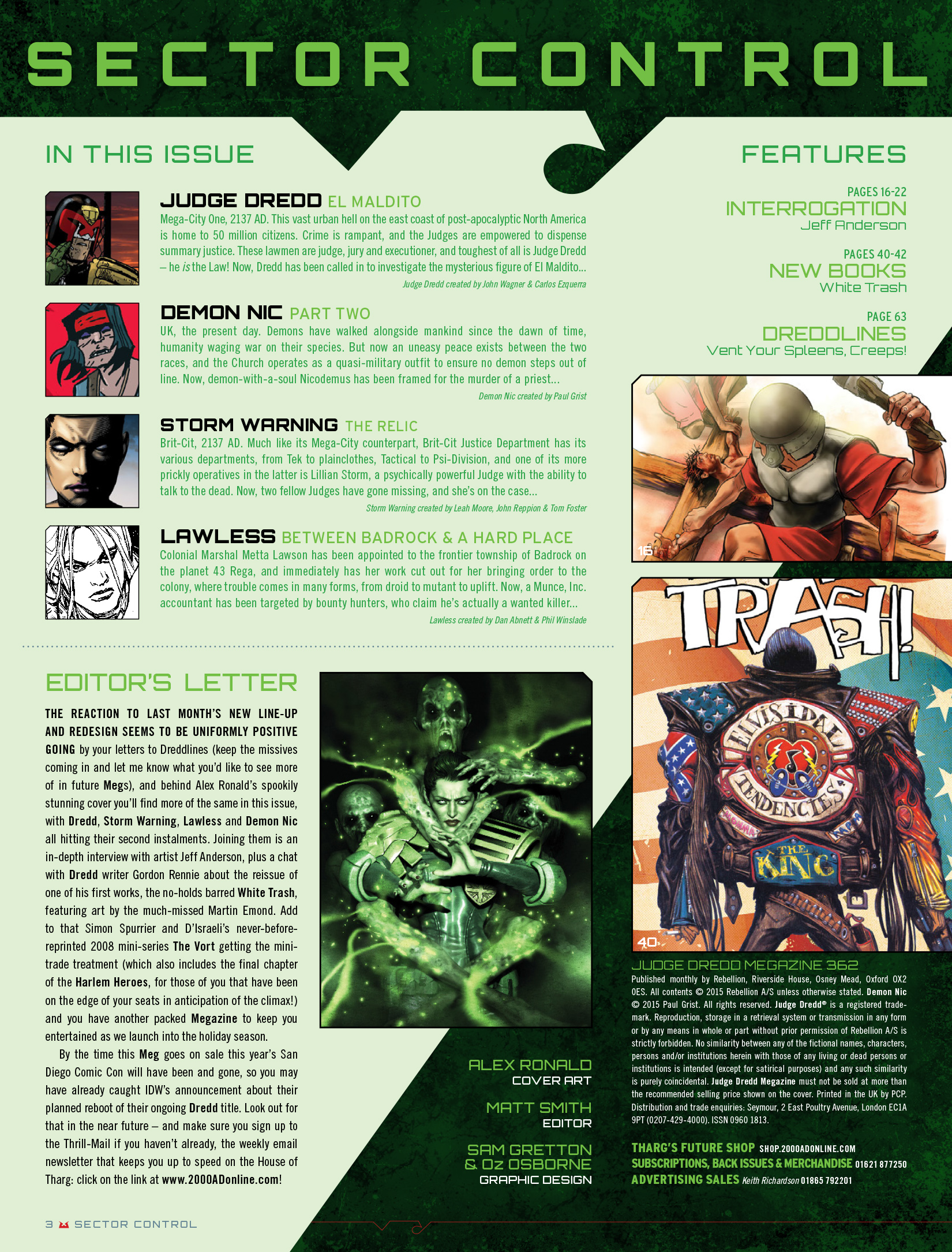 Read online Judge Dredd Megazine (Vol. 5) comic -  Issue #362 - 3