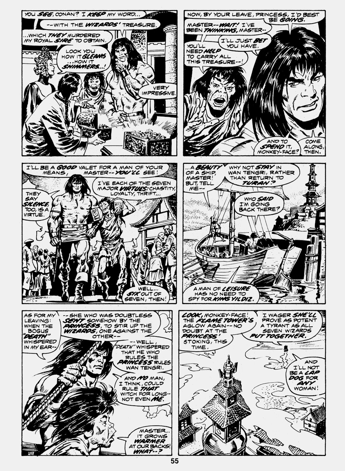 Read online Conan Saga comic -  Issue #70 - 56