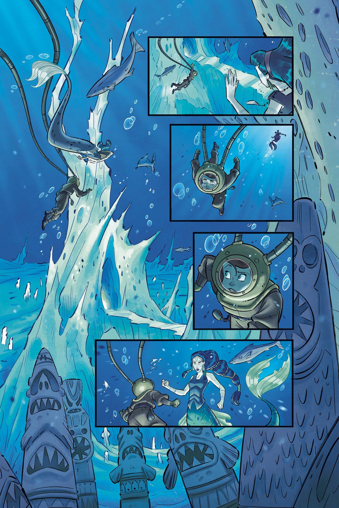 Read online Ariel and the Curse of the Sea Witches comic -  Issue # TPB - 64