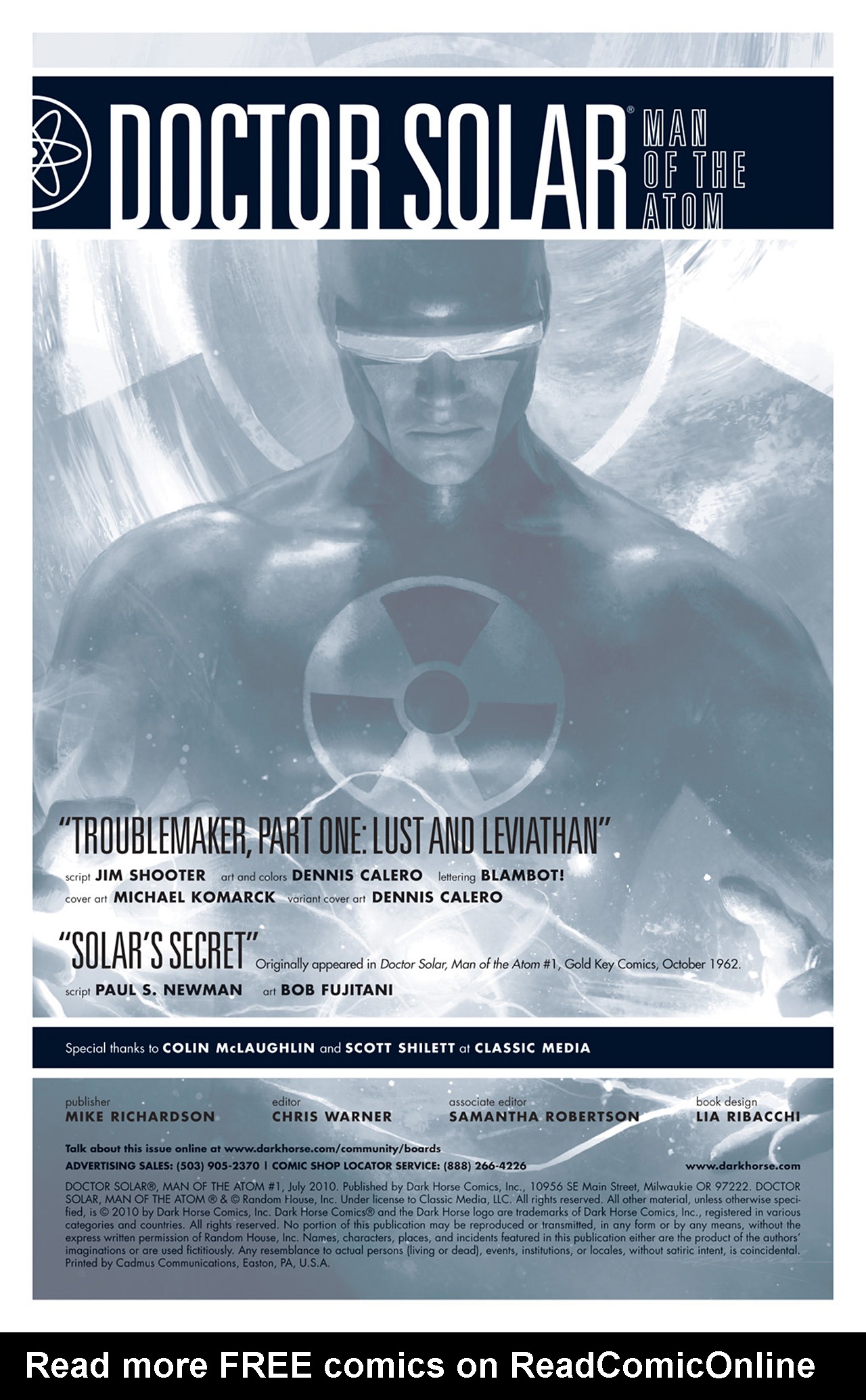 Read online Doctor Solar, Man of the Atom comic -  Issue #1 - 2