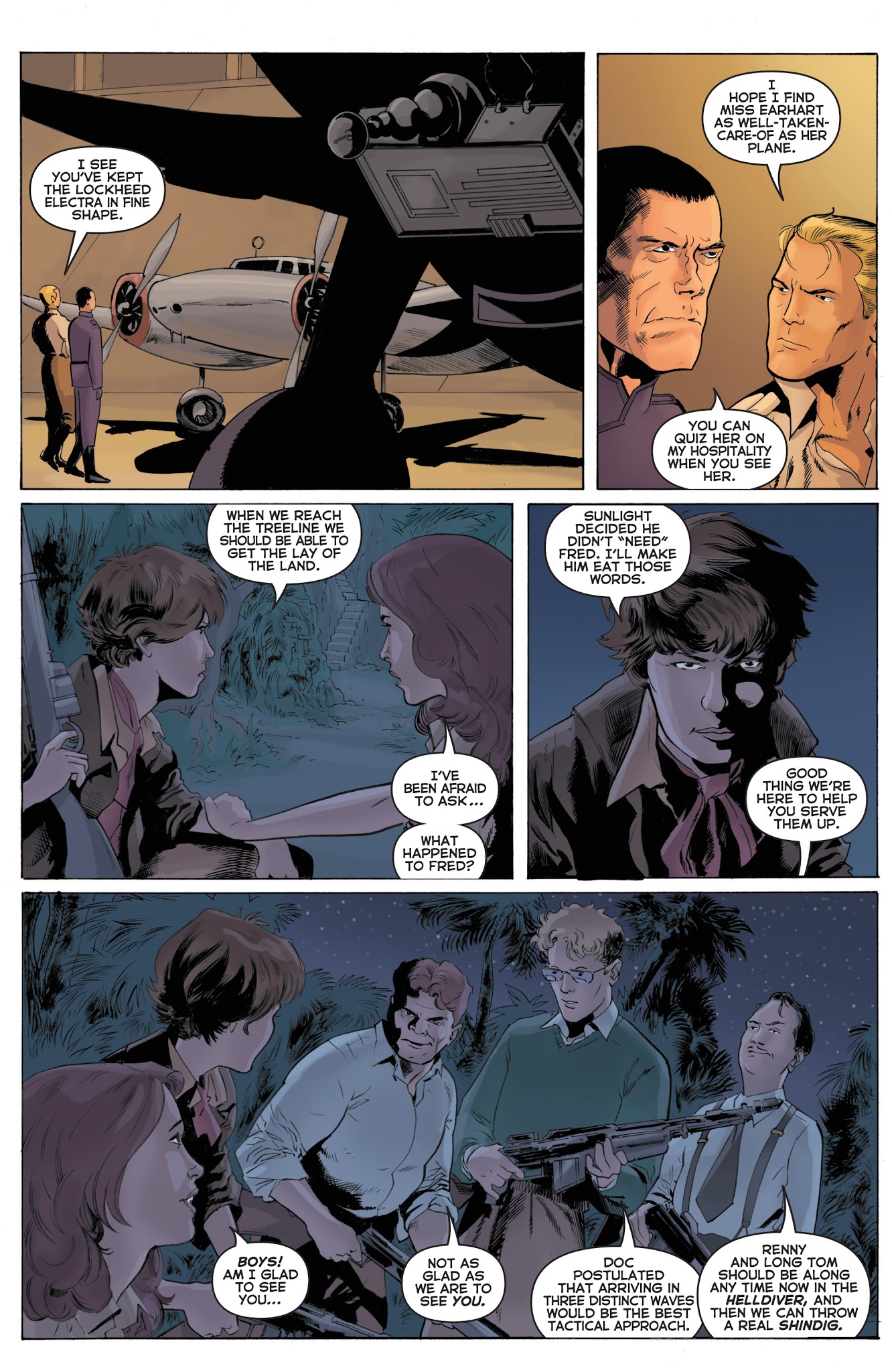 Read online Doc Savage: Ring Of Fire comic -  Issue #4 - 6