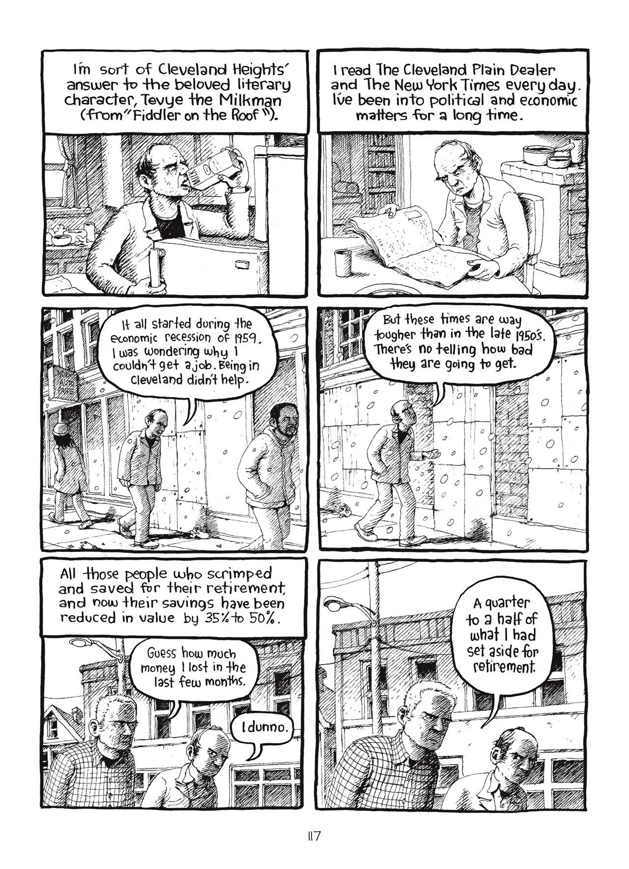 Read online Harvey Pekar's Cleveland comic -  Issue # TPB - 118