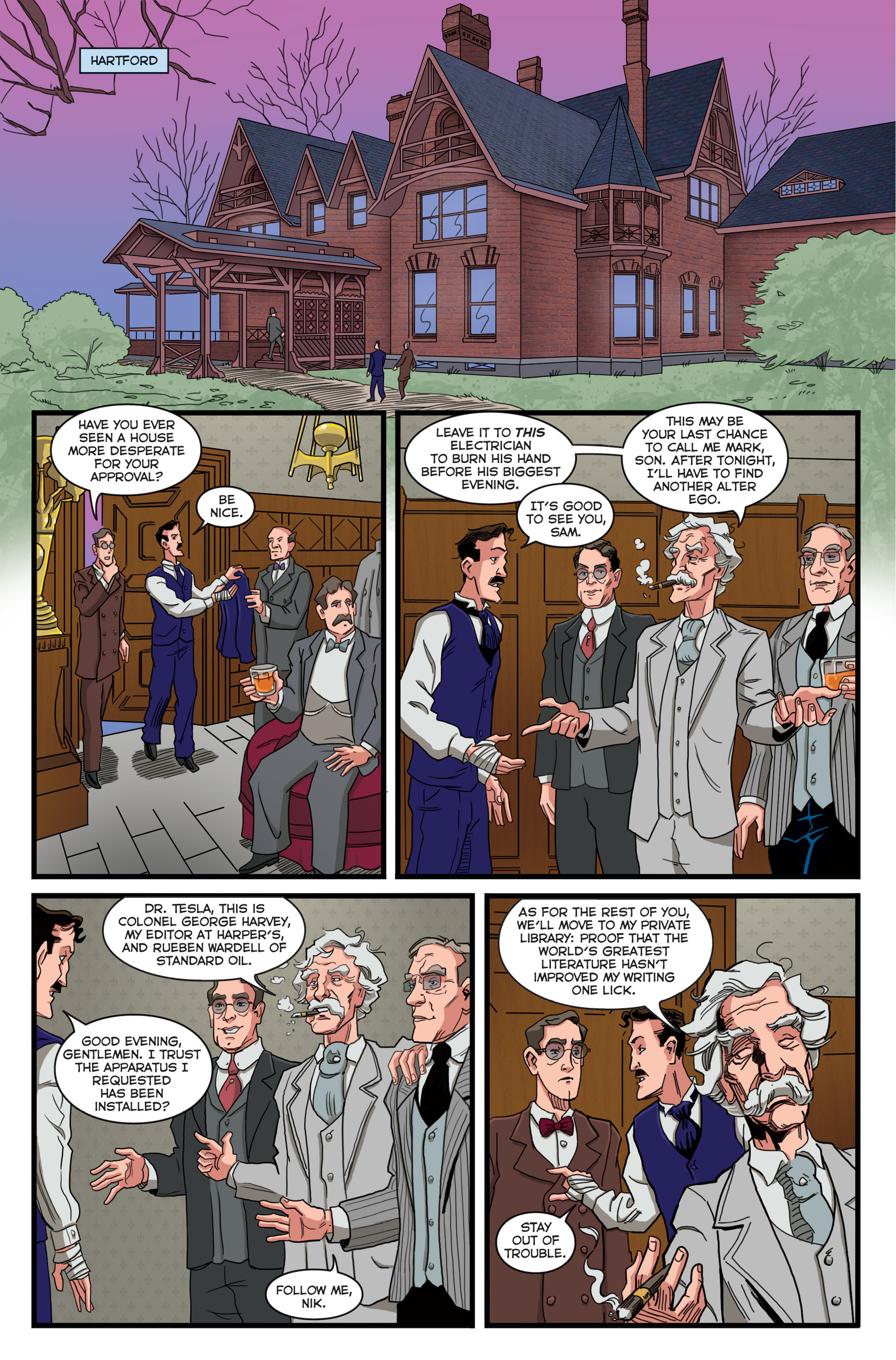 Read online Herald: Lovecraft and Tesla comic -  Issue #4 - 18