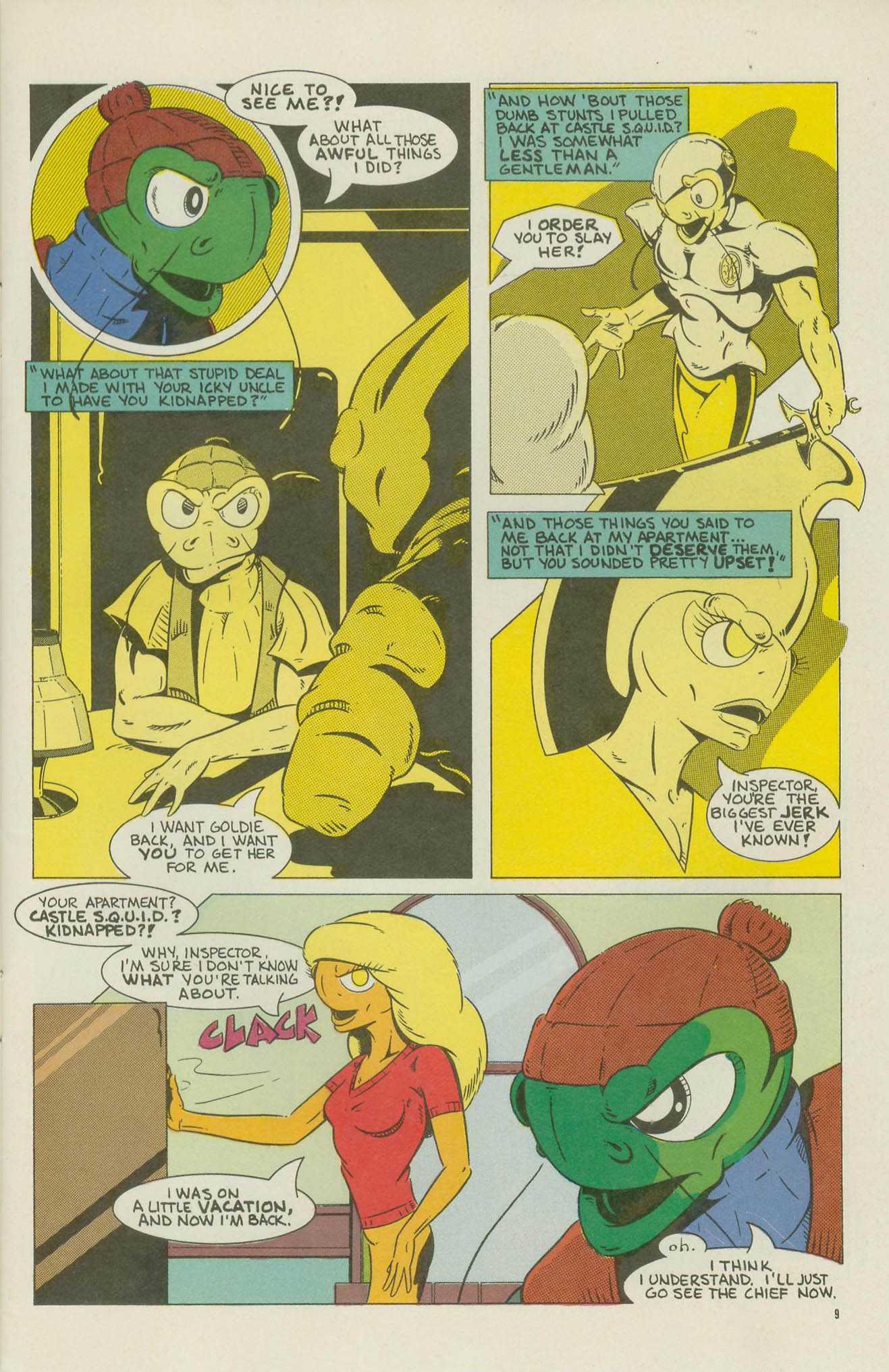 Read online The Fish Police comic -  Issue #8 - 11