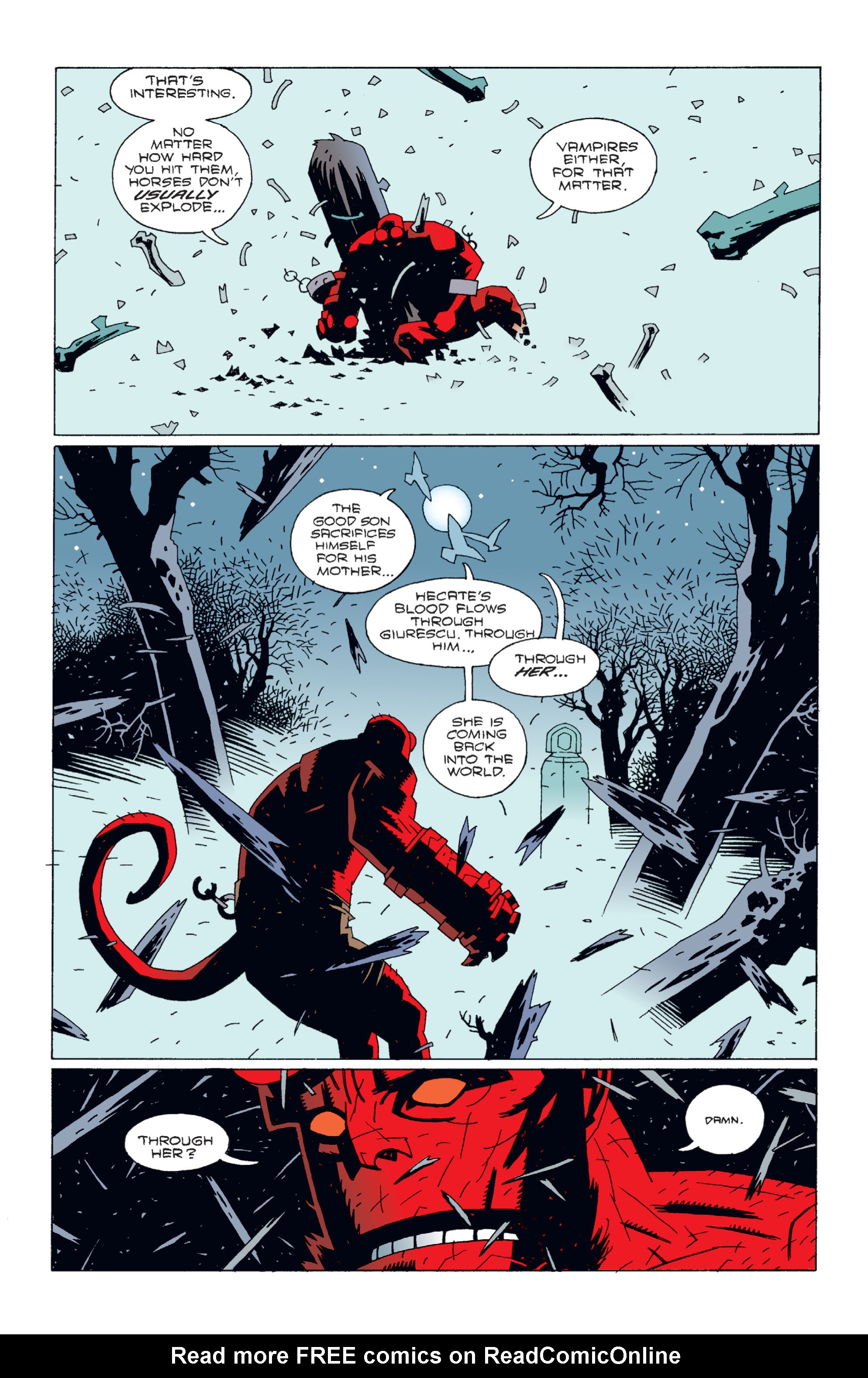 Read online Hellboy comic -  Issue #2 - 119