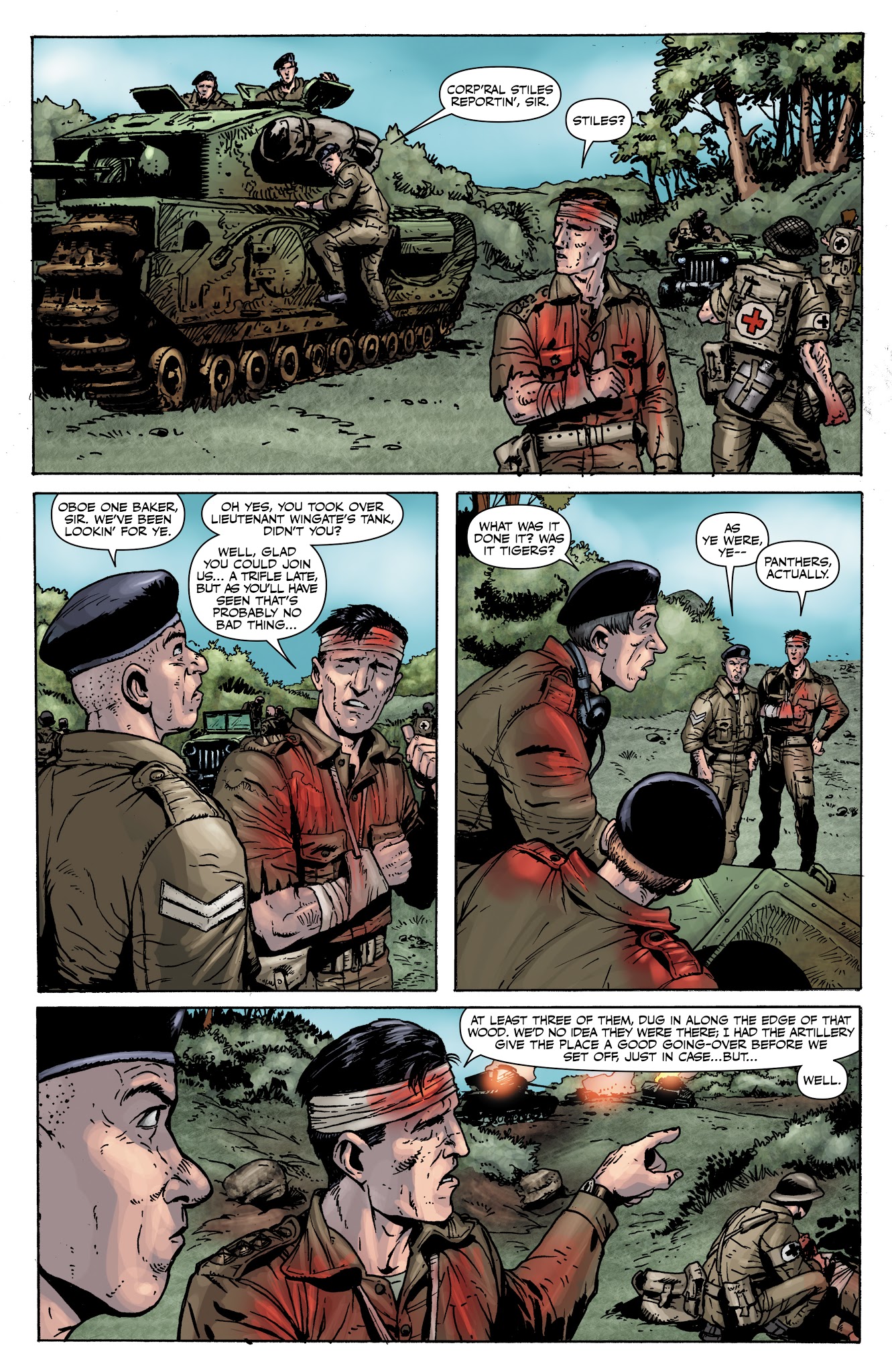 Read online Battlefields: The Tankies comic -  Issue # TPB - 34