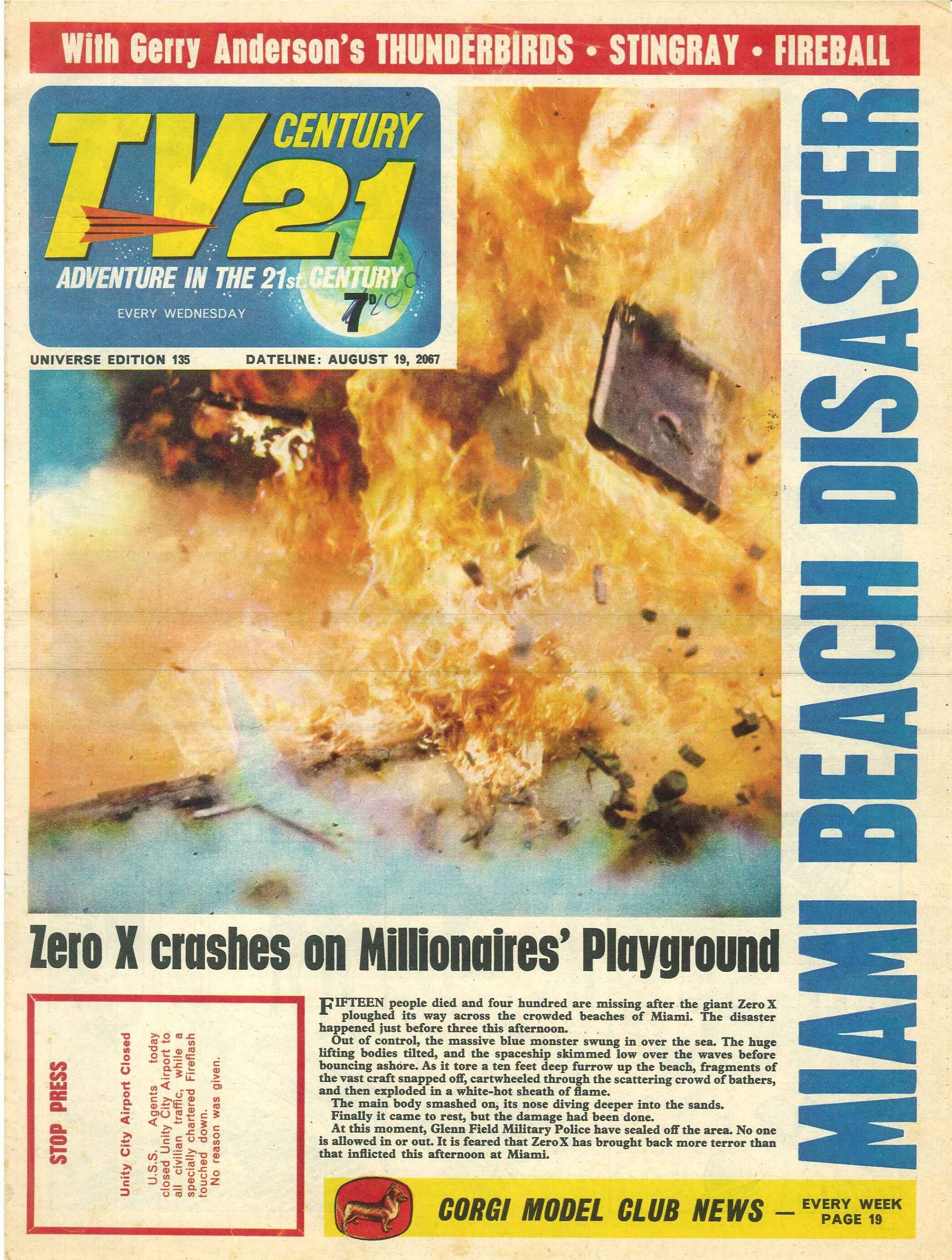 Read online TV Century 21 (TV 21) comic -  Issue #135 - 1