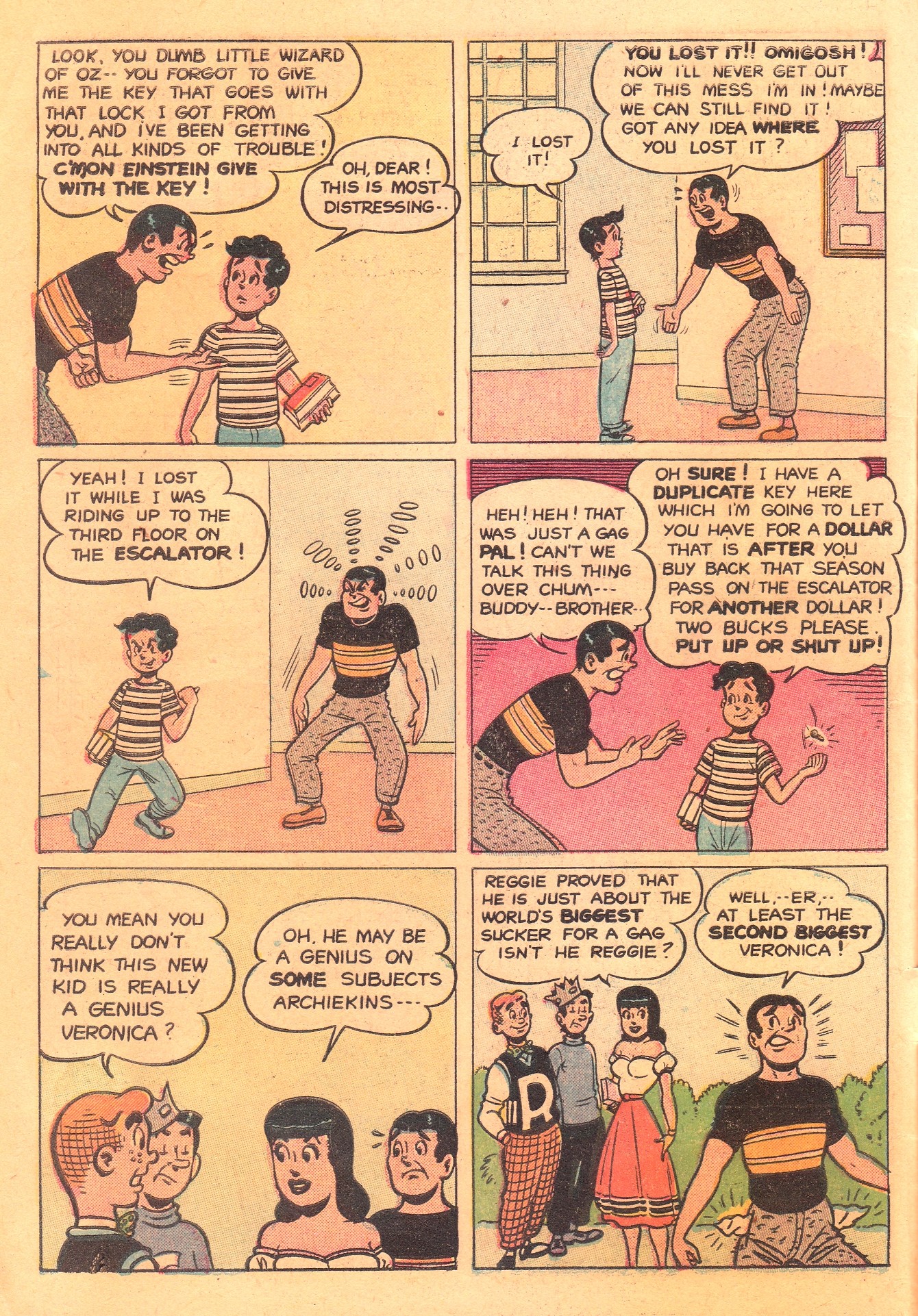 Read online Archie's Rival Reggie comic -  Issue #4 - 8