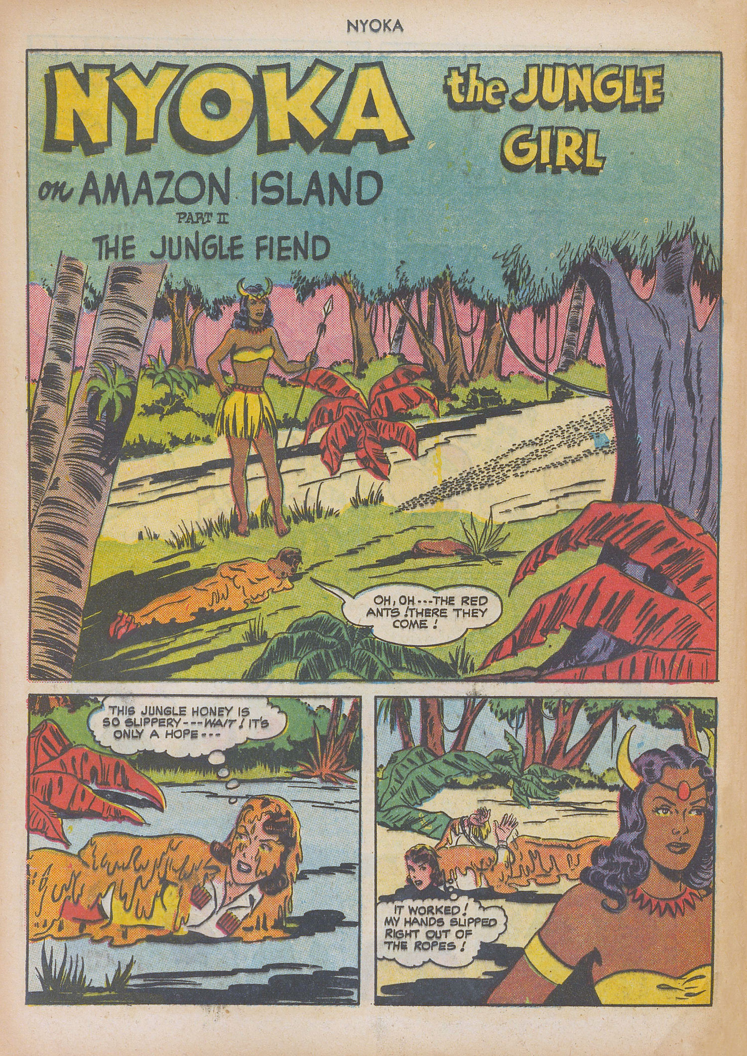 Read online Nyoka the Jungle Girl (1945) comic -  Issue #47 - 46