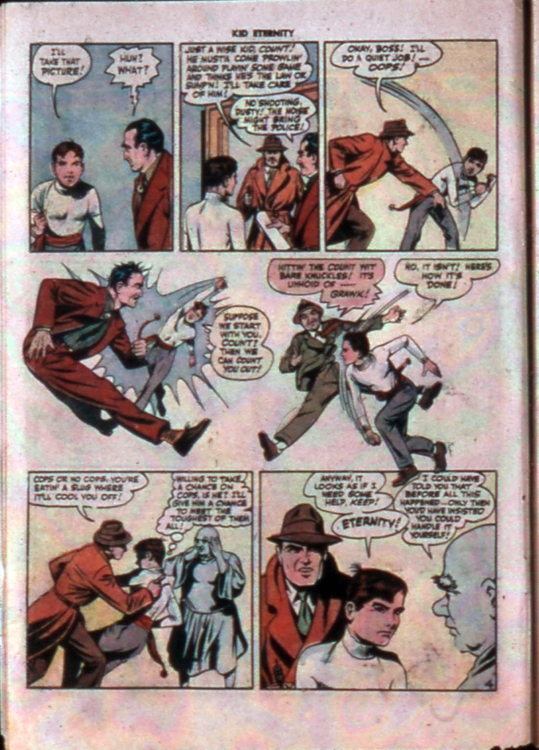 Read online Kid Eternity (1946) comic -  Issue #3 - 6