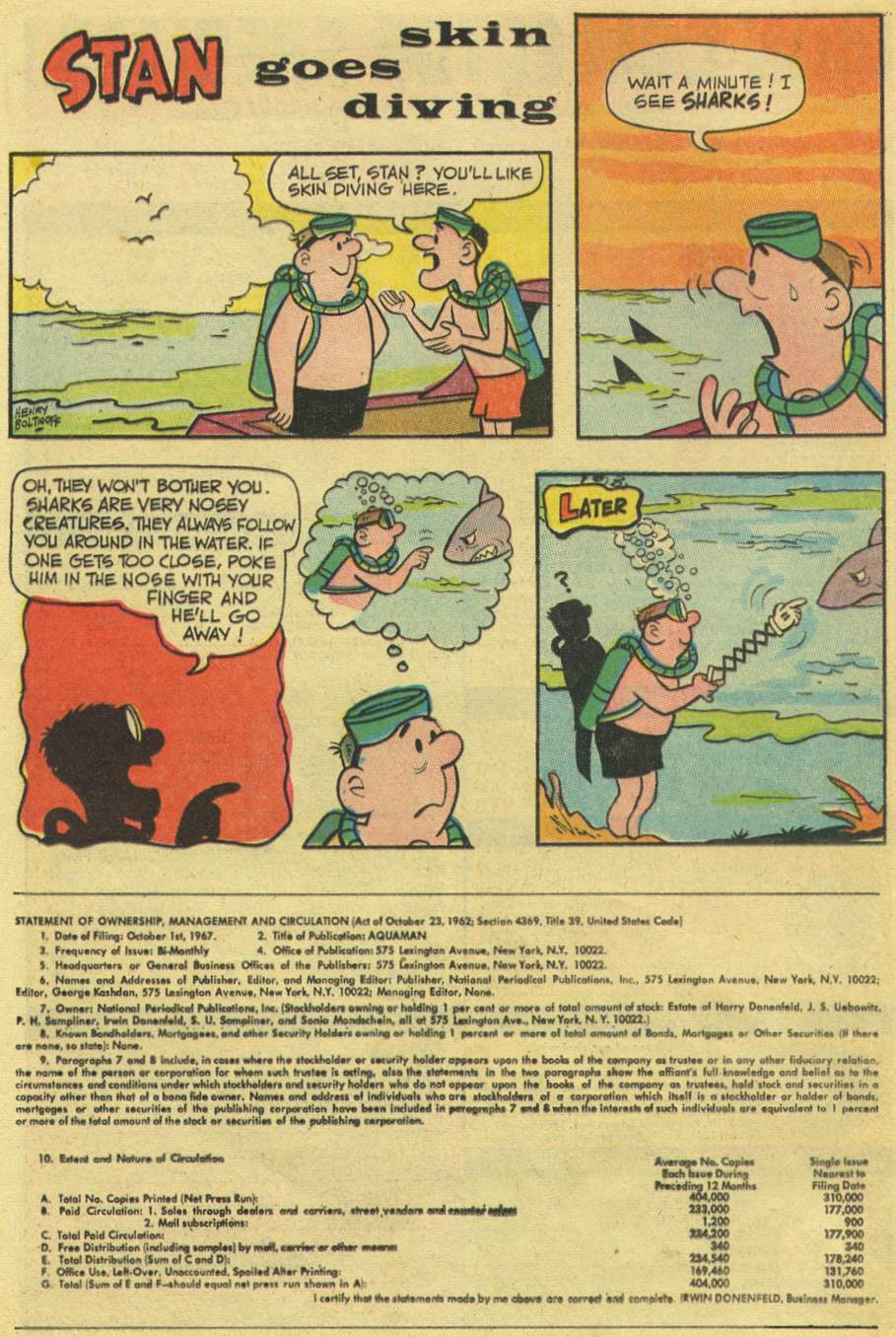 Aquaman (1962) Issue #38 #38 - English 24