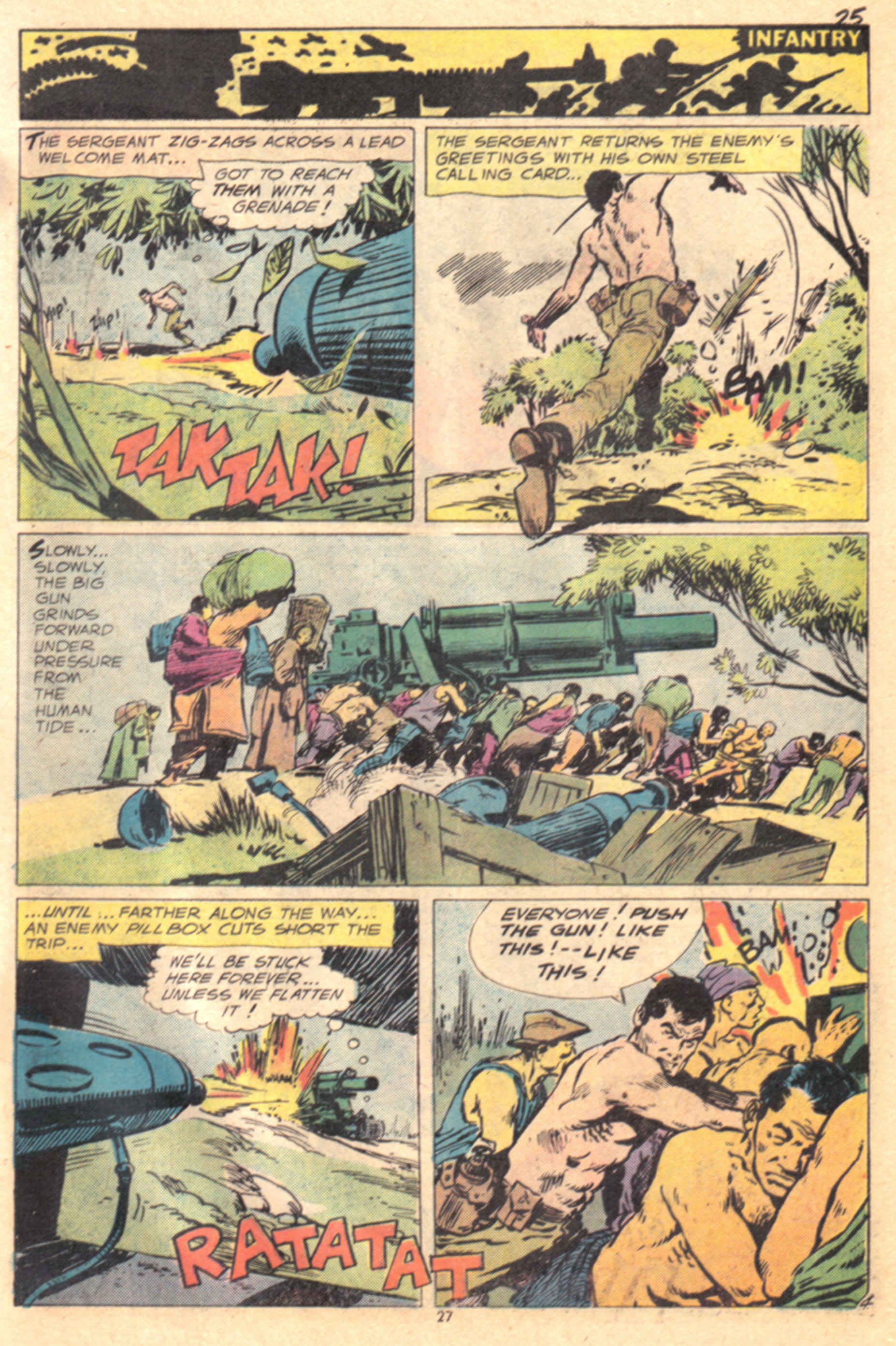 Read online Our Army at War (1952) comic -  Issue #269 - 27