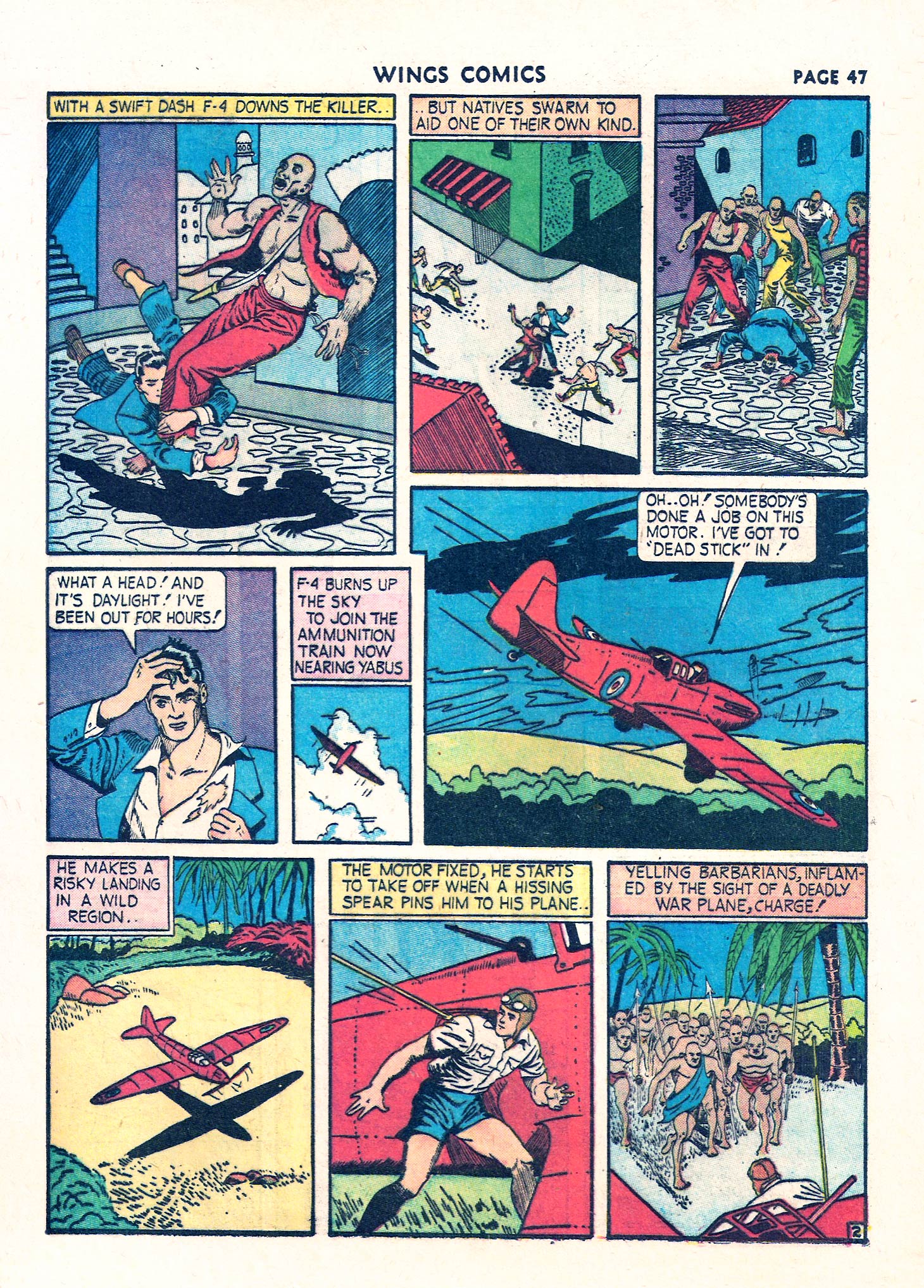 Read online Wings Comics comic -  Issue #9 - 49
