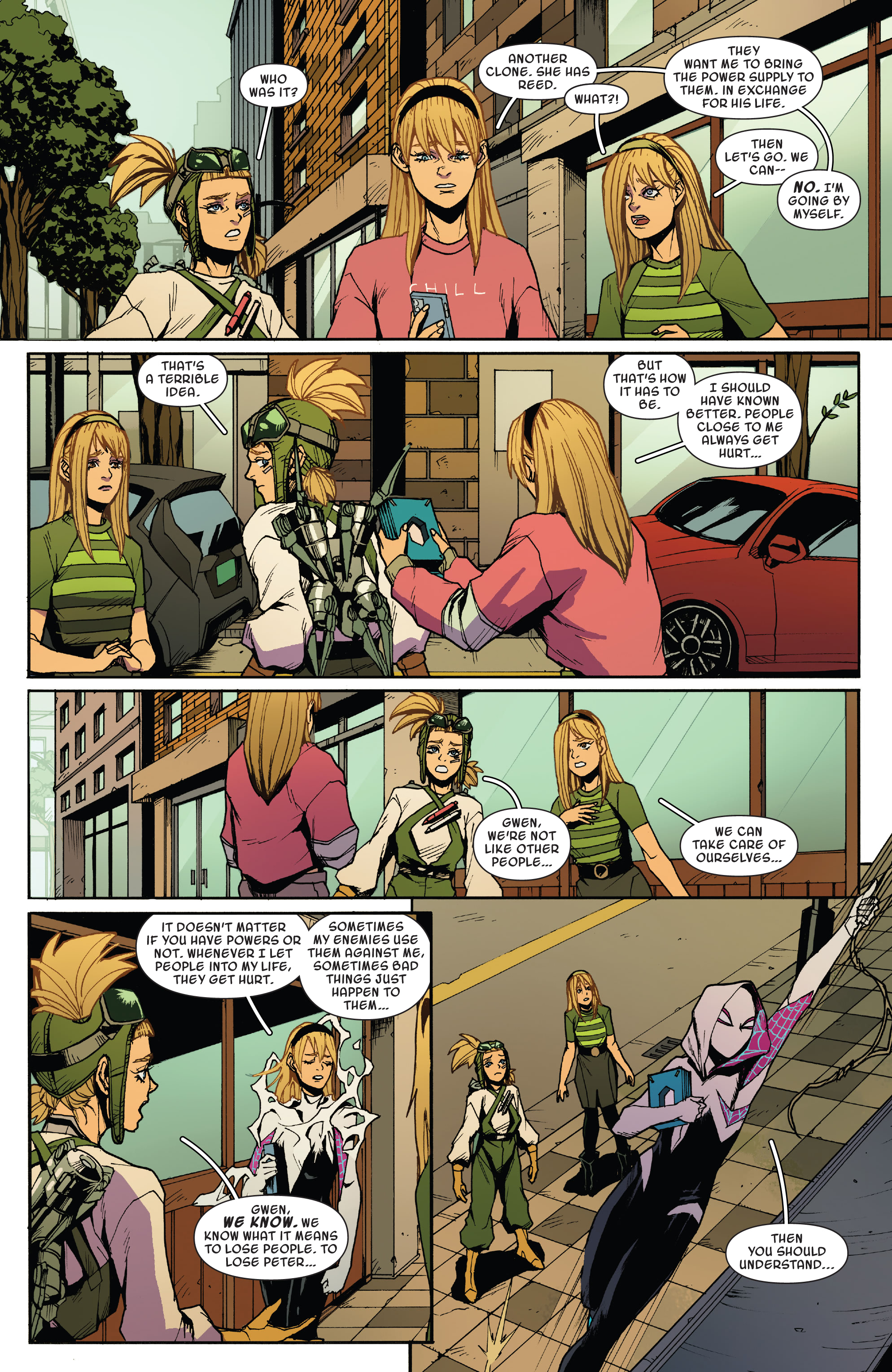 Read online Spider-Gwen: Shadow Clones comic -  Issue #3 - 10